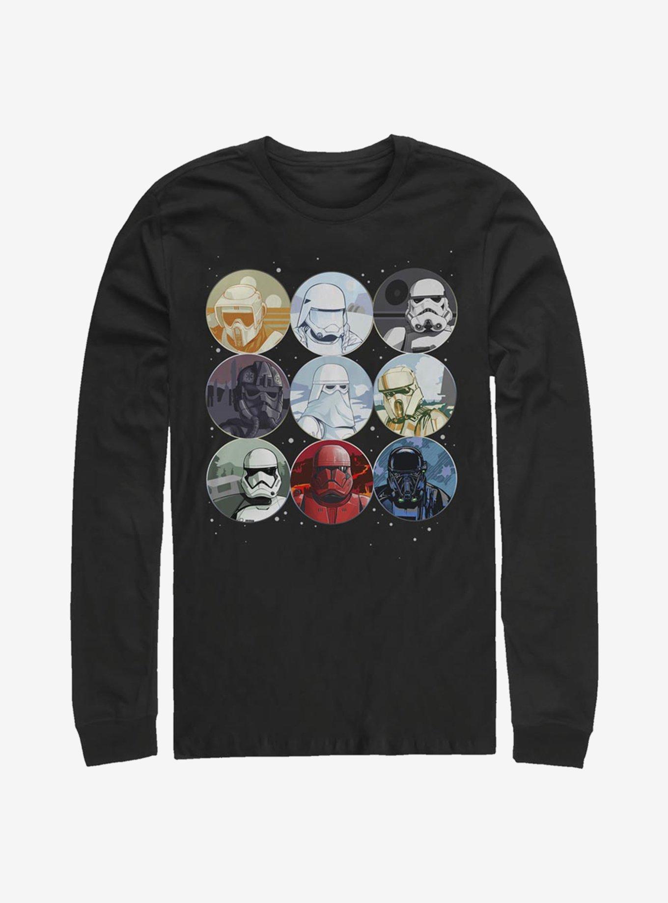 Star Wars Trooper Planets Long-Sleeve T-Shirt, , hi-res