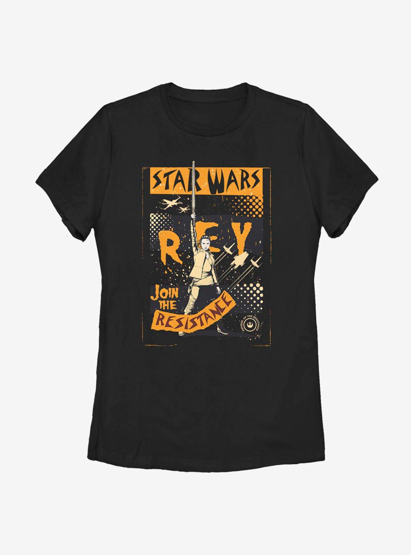 Star Wars Episode VIII: The Last Jedi Raised Womens T-Shirt, BLACK, hi-res