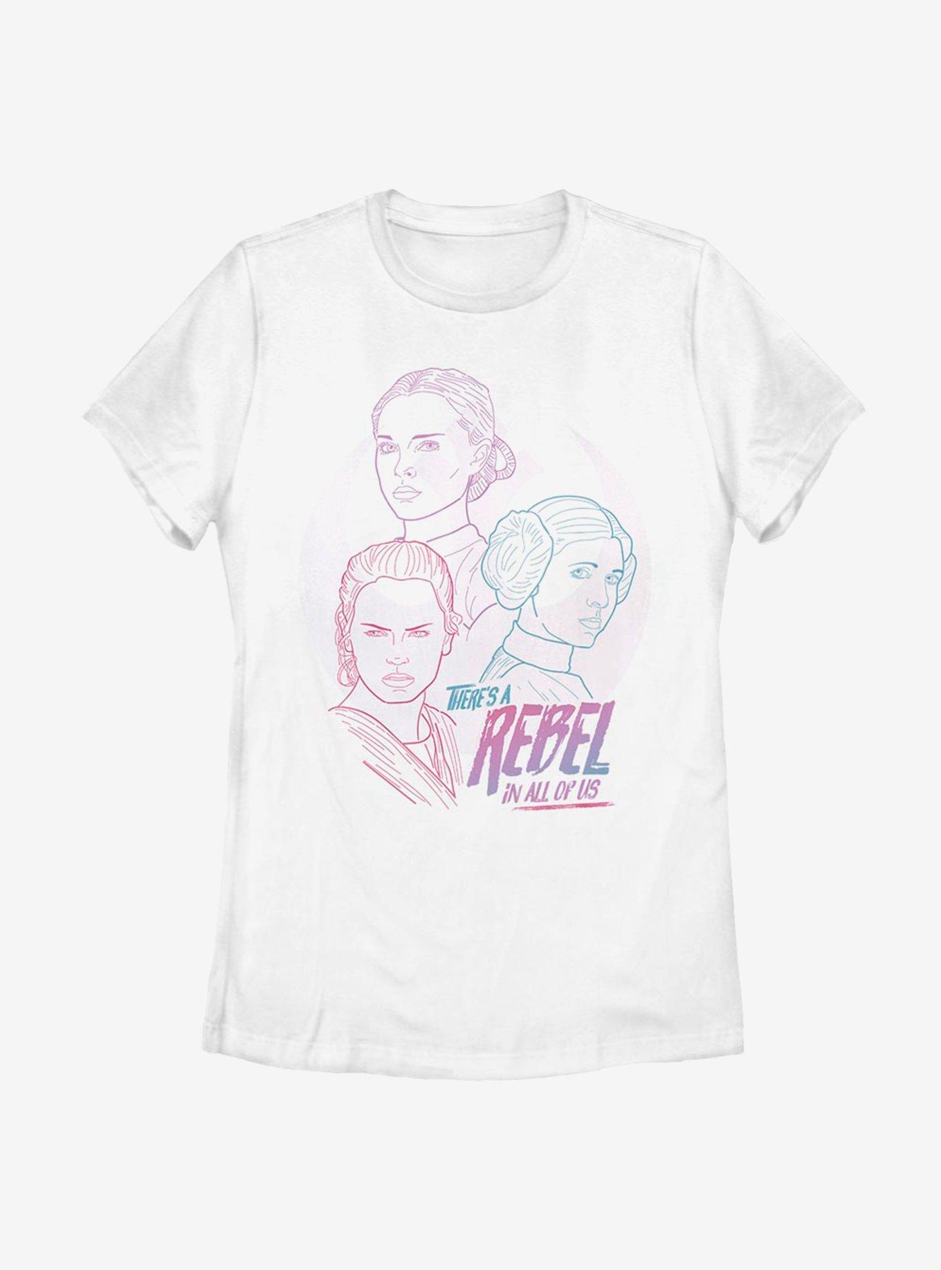 Star Wars Rebel Women Womens T-Shirt, WHITE, hi-res