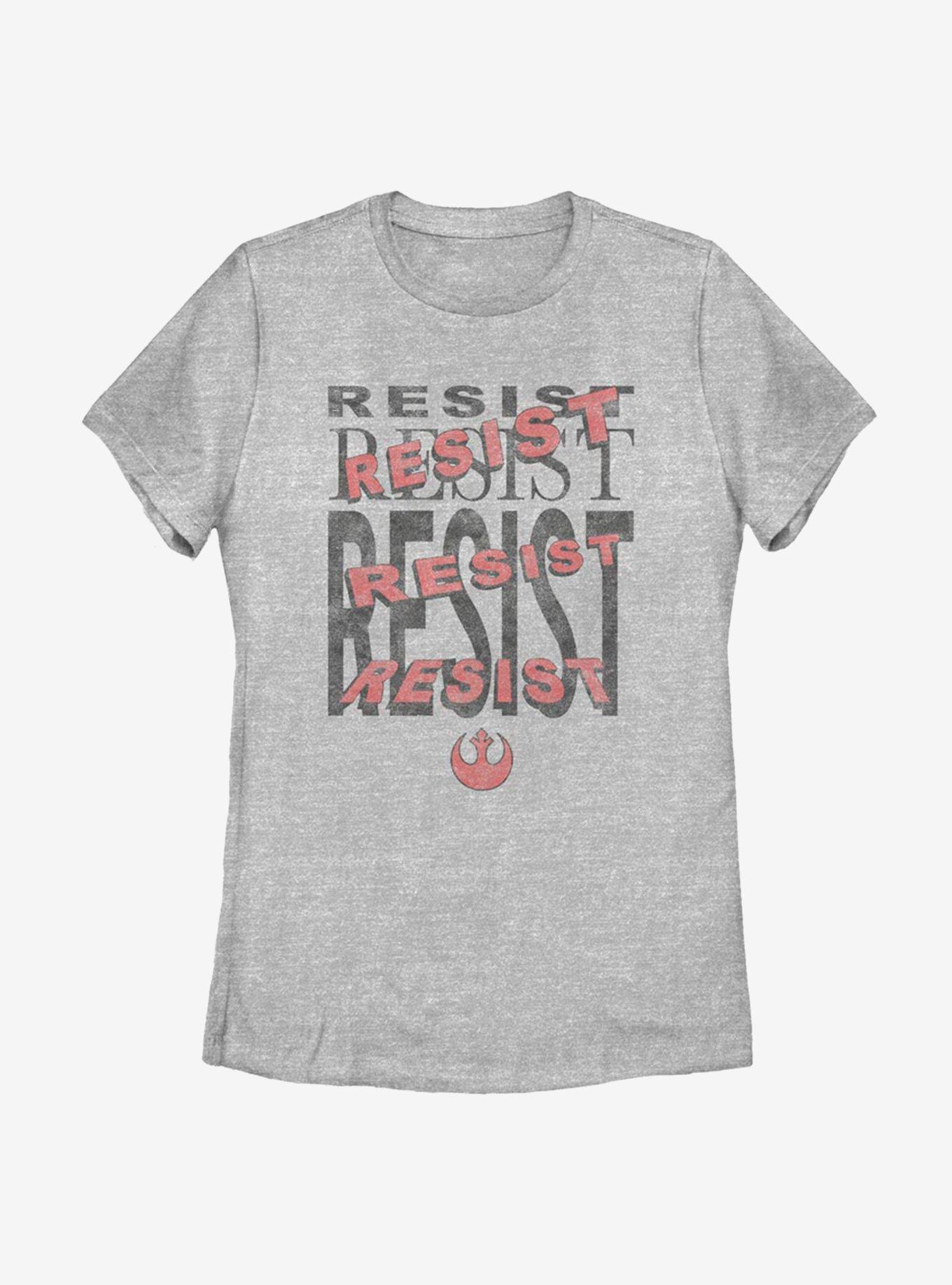 Star Wars Episode VIII: The Last Jedi Resist Repeat Womens T-Shirt, , hi-res