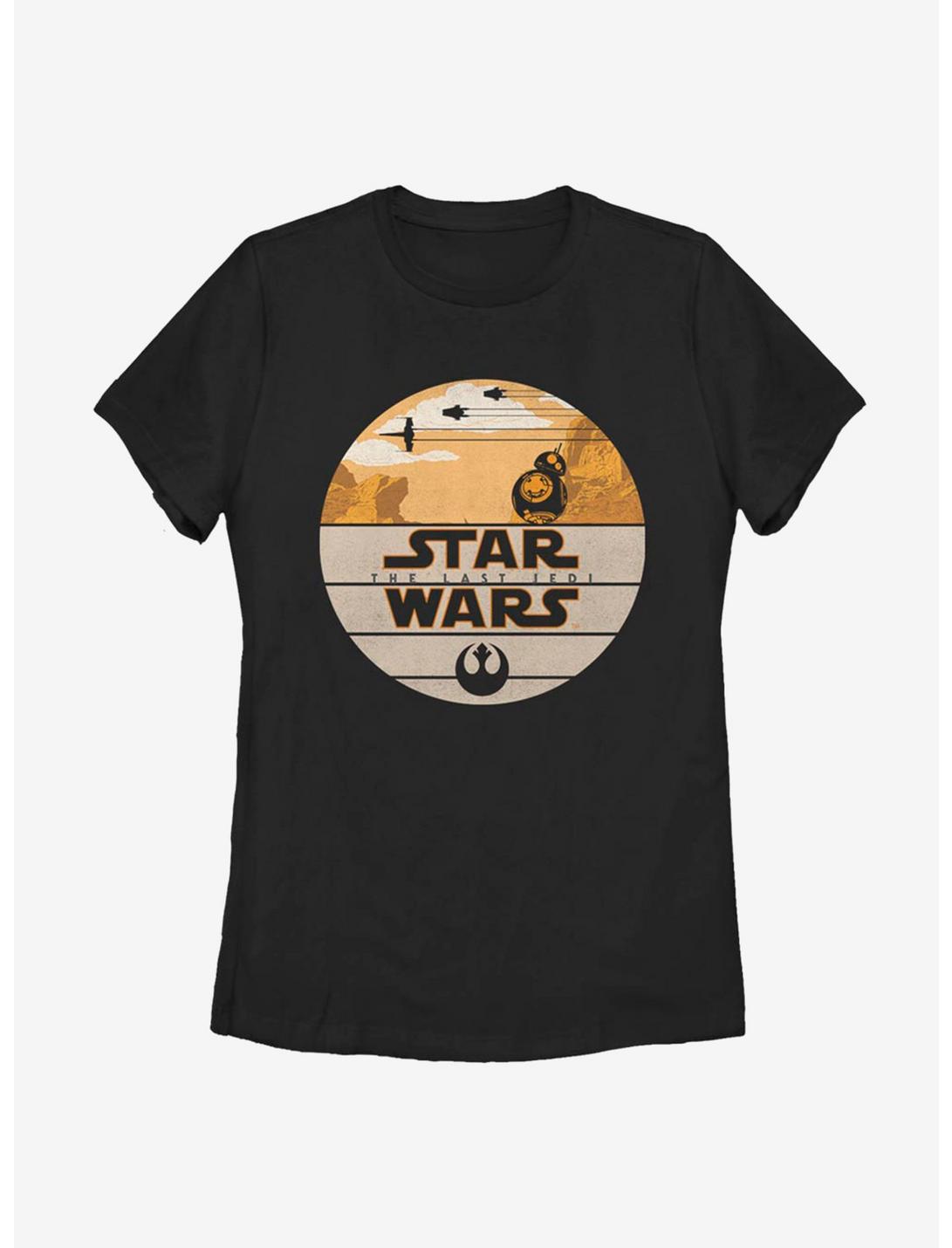 Star Wars Episode VIII: The Last Jedi Sun Droid Womens T-Shirt, BLACK, hi-res