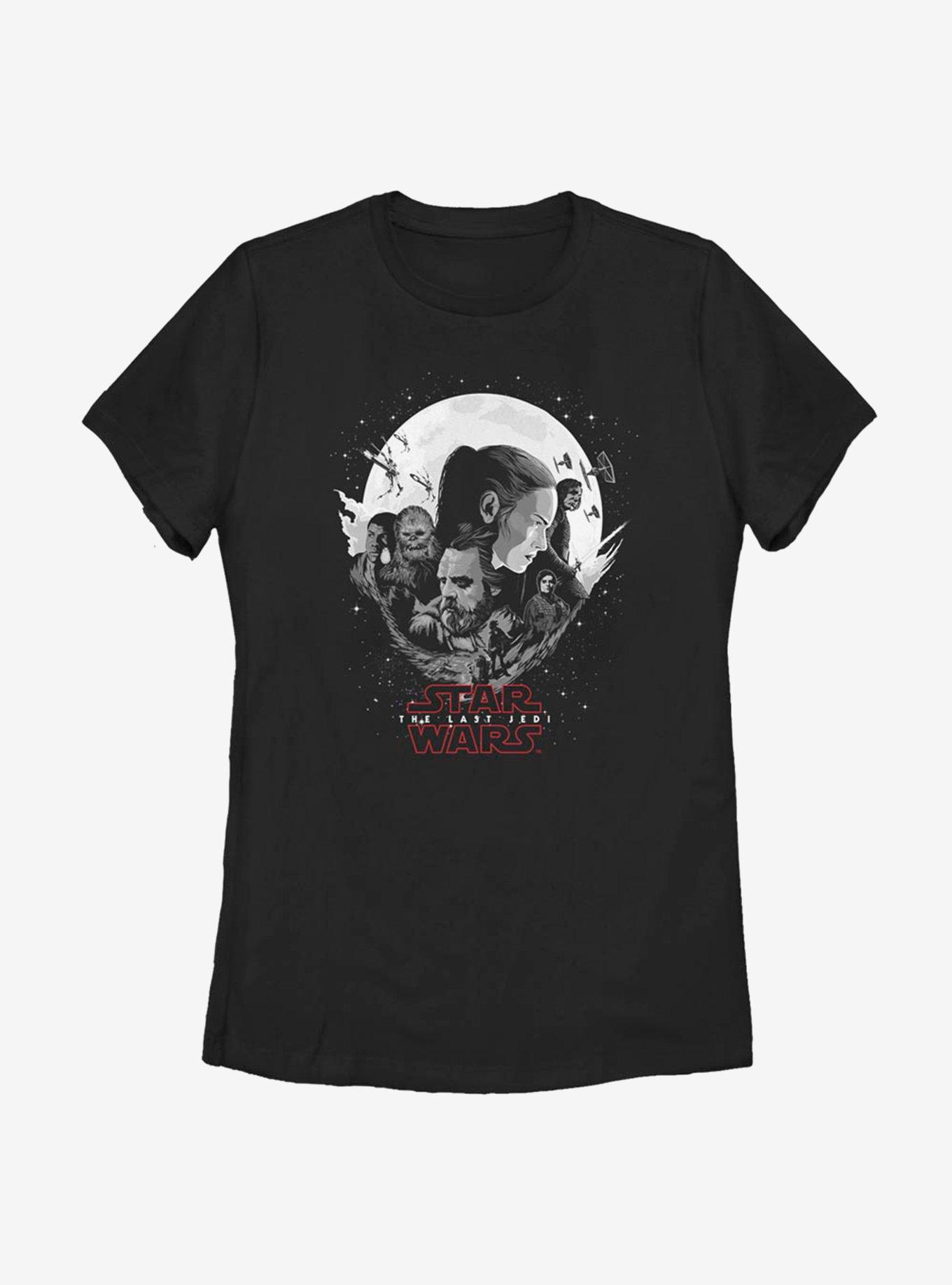 Star Wars Episode VIII: The Last Jedi The Force Within Womens T-Shirt, BLACK, hi-res