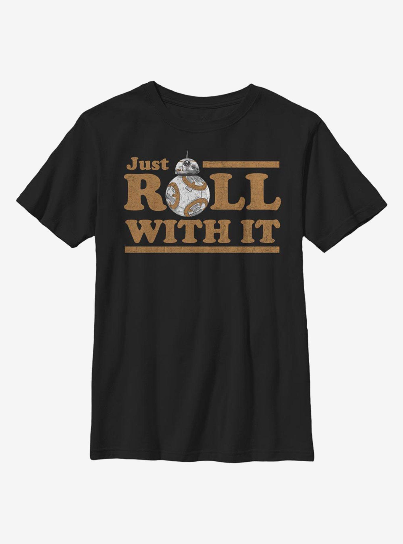 Star Wars Episode VIII: The Last Jedi Just Roll Youth T-Shirt, , hi-res