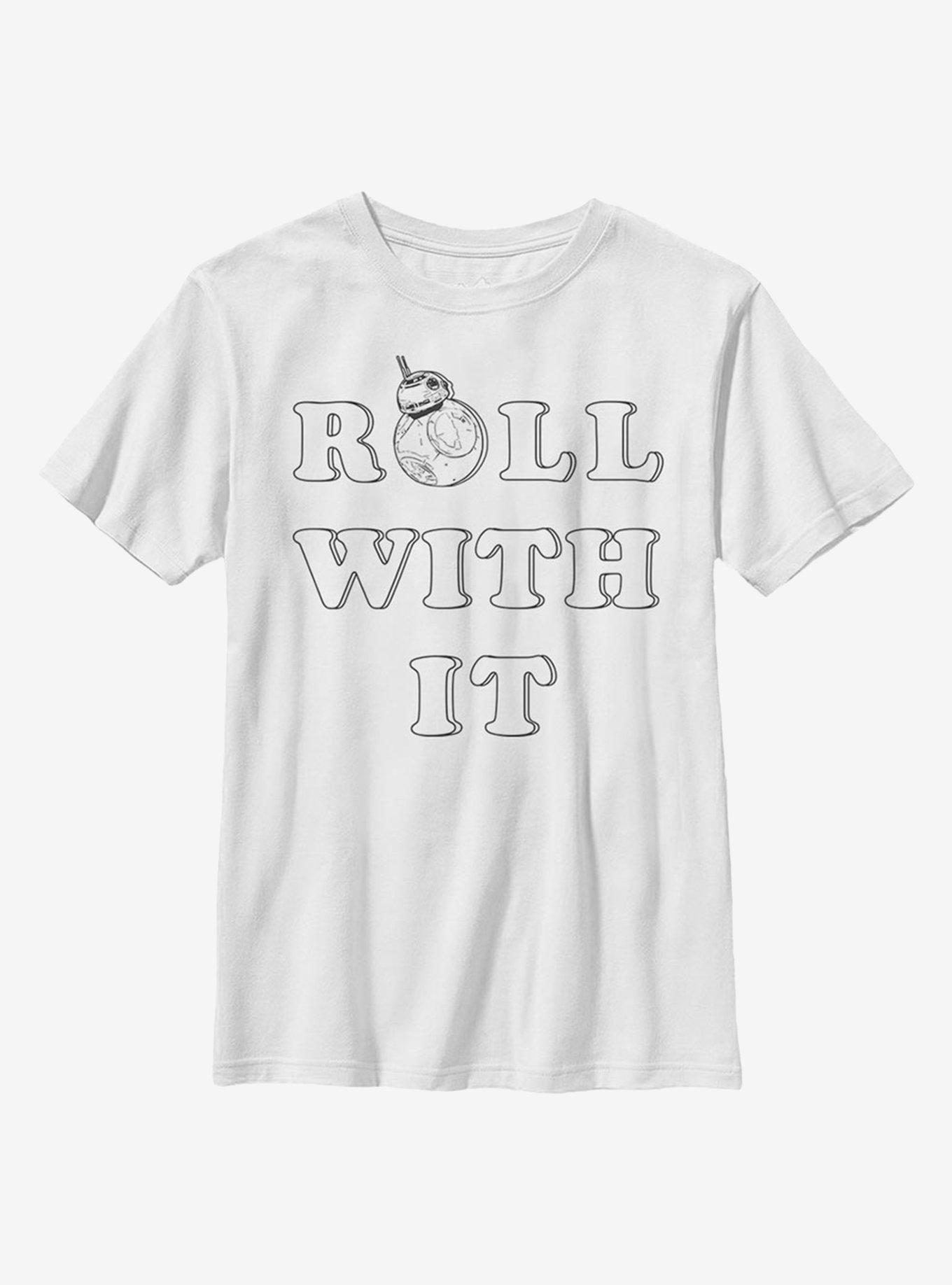 Star Wars Episode VIII: The Last Jedi Rollin Youth T-Shirt, WHITE, hi-res