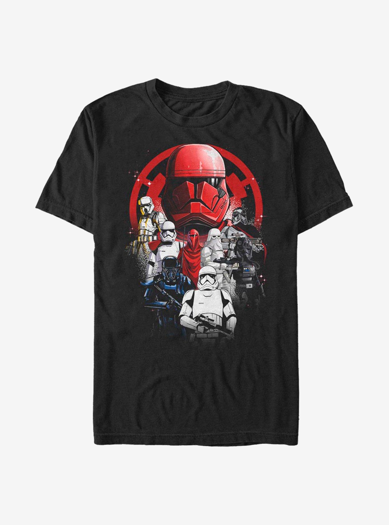 Star Wars Troops Poster T-Shirt, BLACK, hi-res