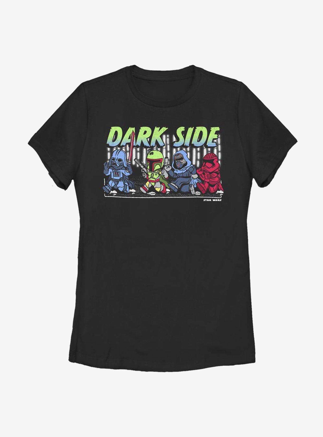 Star Wars Darkside Chase Womens T-Shirt, BLACK, hi-res