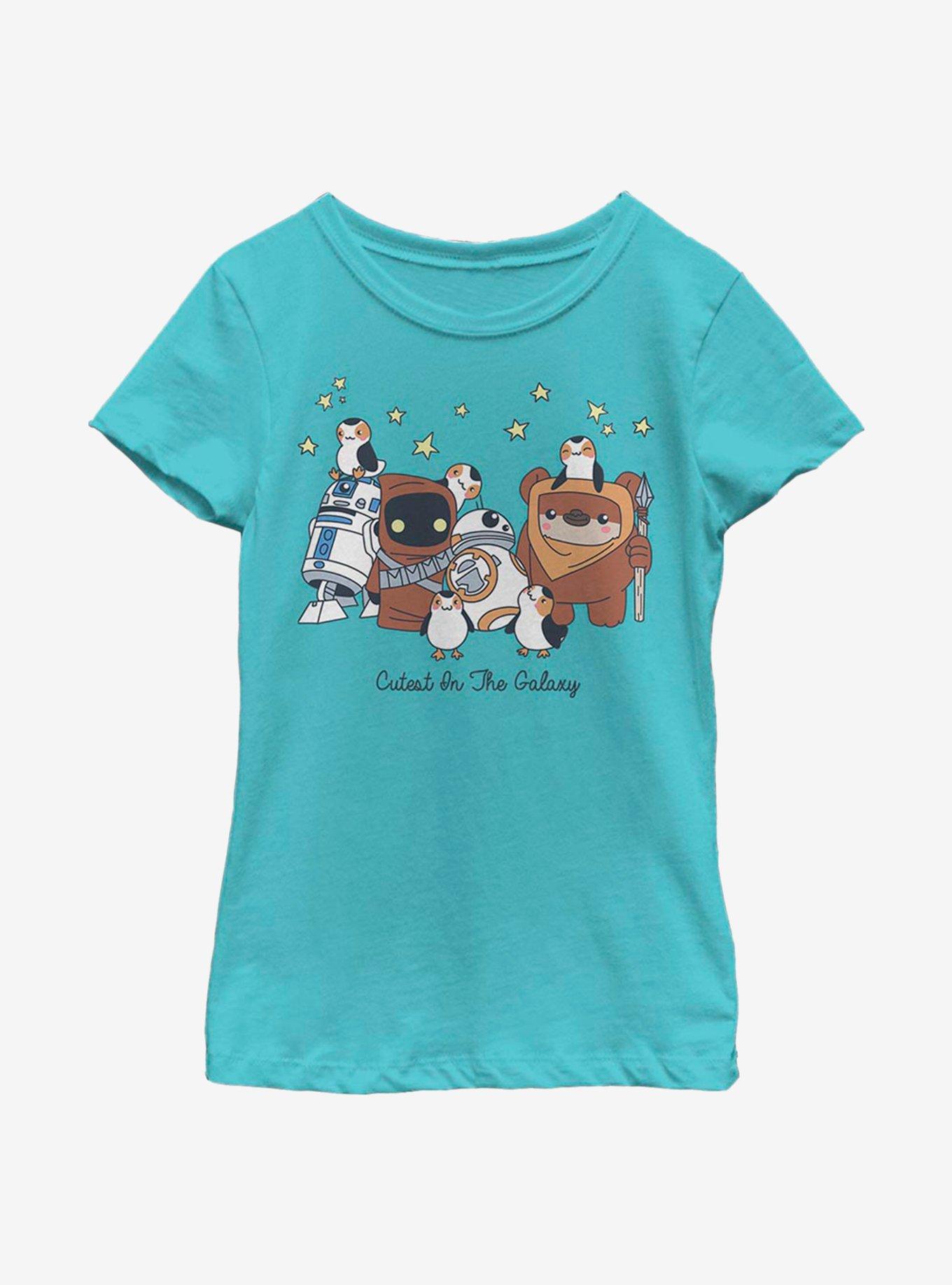 Star Wars Cutest Two Youth Girls T-Shirt, TAHI BLUE, hi-res