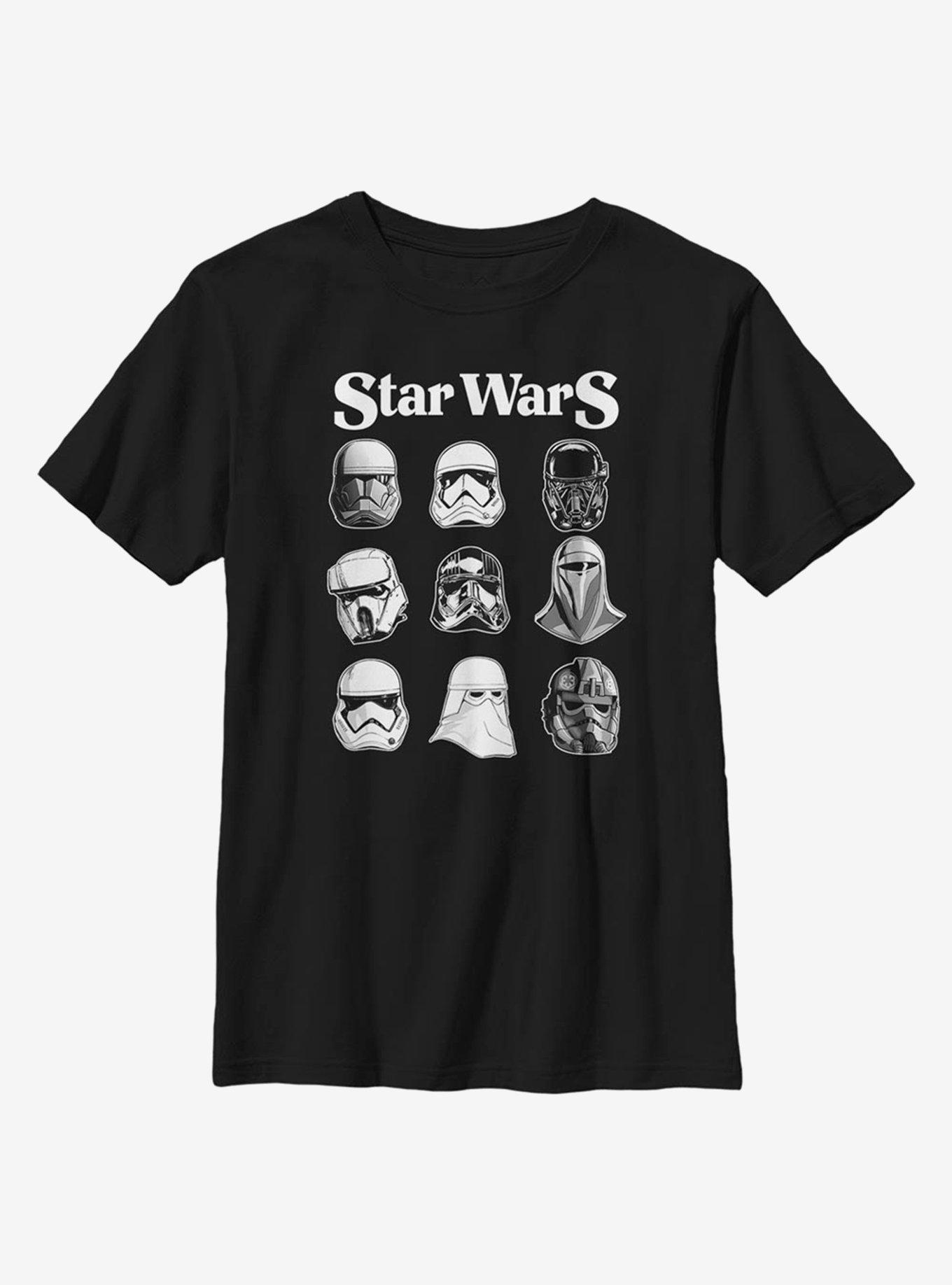 Star Wars Trooper Helms Youth T-Shirt, BLACK, hi-res
