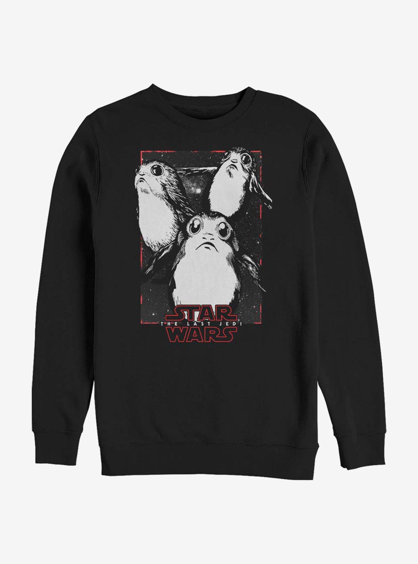 Star Wars Episode VIII: The Last Jedi Epic Porg Sweatshirt, BLACK, hi-res