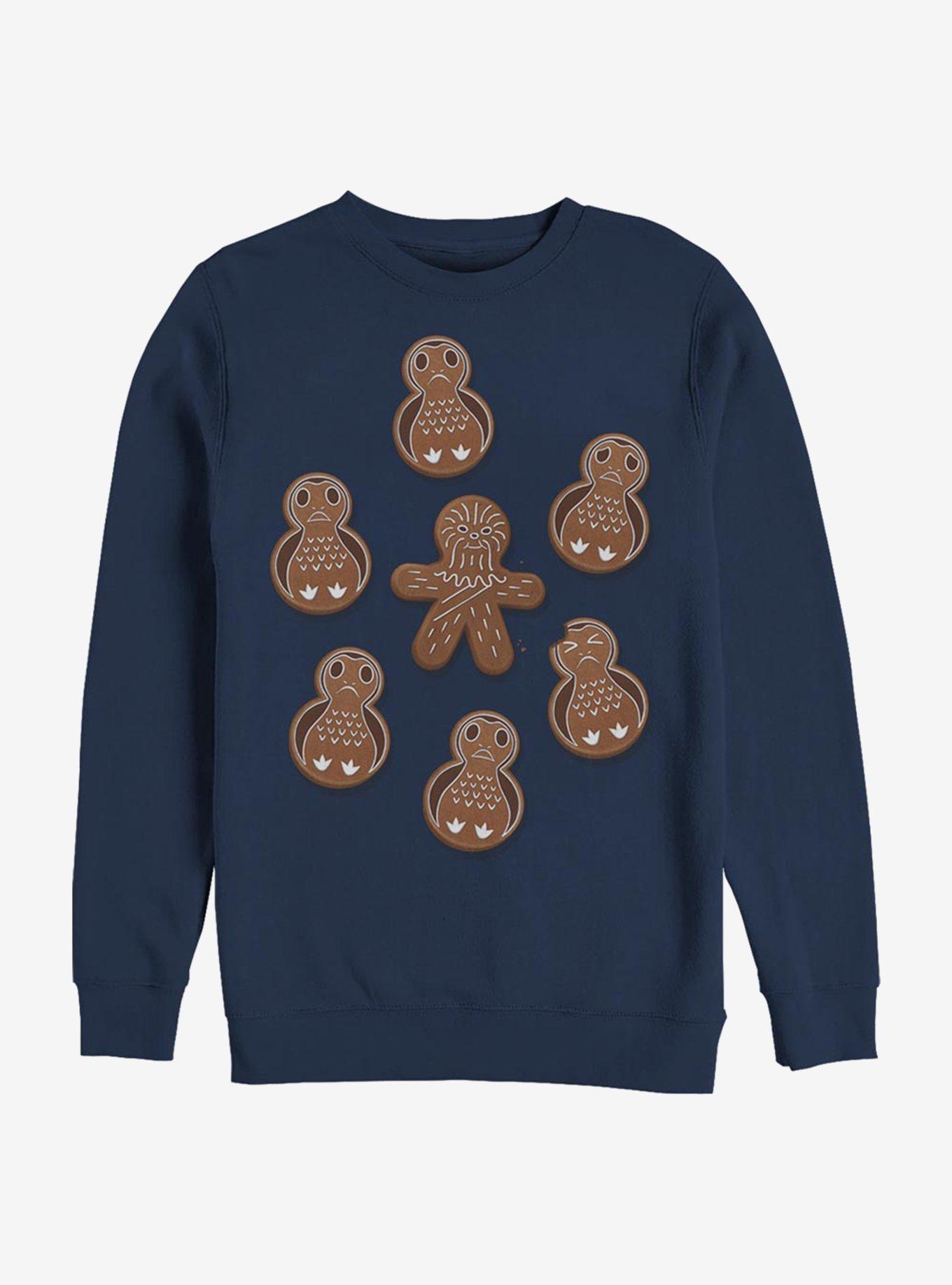 Star Wars Episode VIII: The Last Jedi Porg Chewie Holiday Cookies Sweatshirt, , hi-res