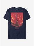 Star Wars Episode VIII: The Last Jedi Force Firelight T-Shirt, NAVY, hi-res