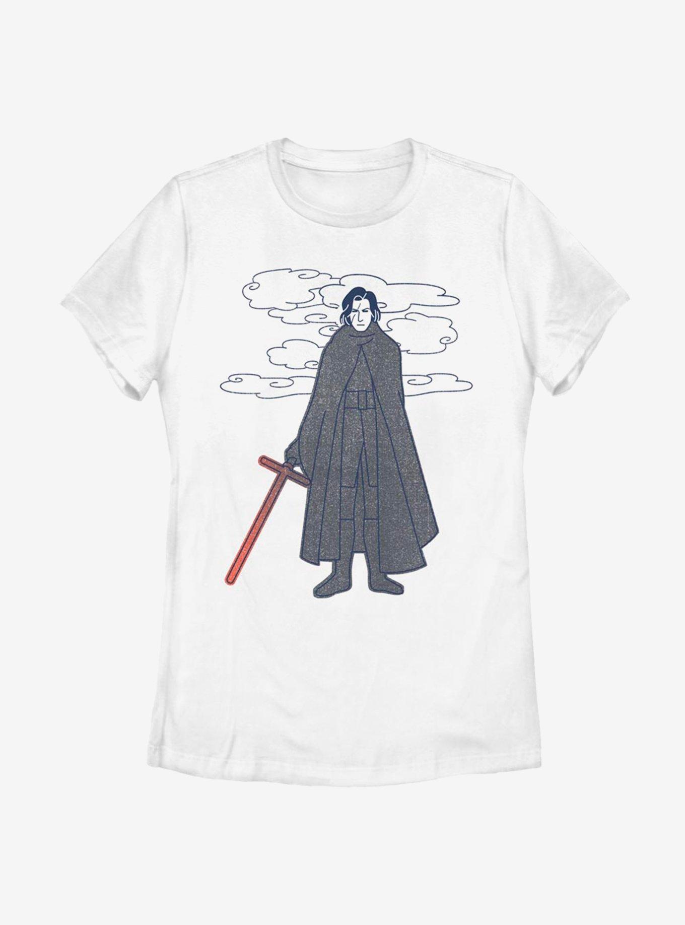 Star Wars Kylo Womens T-Shirt, WHITE, hi-res