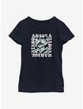 Star Wars: Forces Of Destiny Ahsoka Groovy Youth Girls T-Shirt, NAVY, hi-res