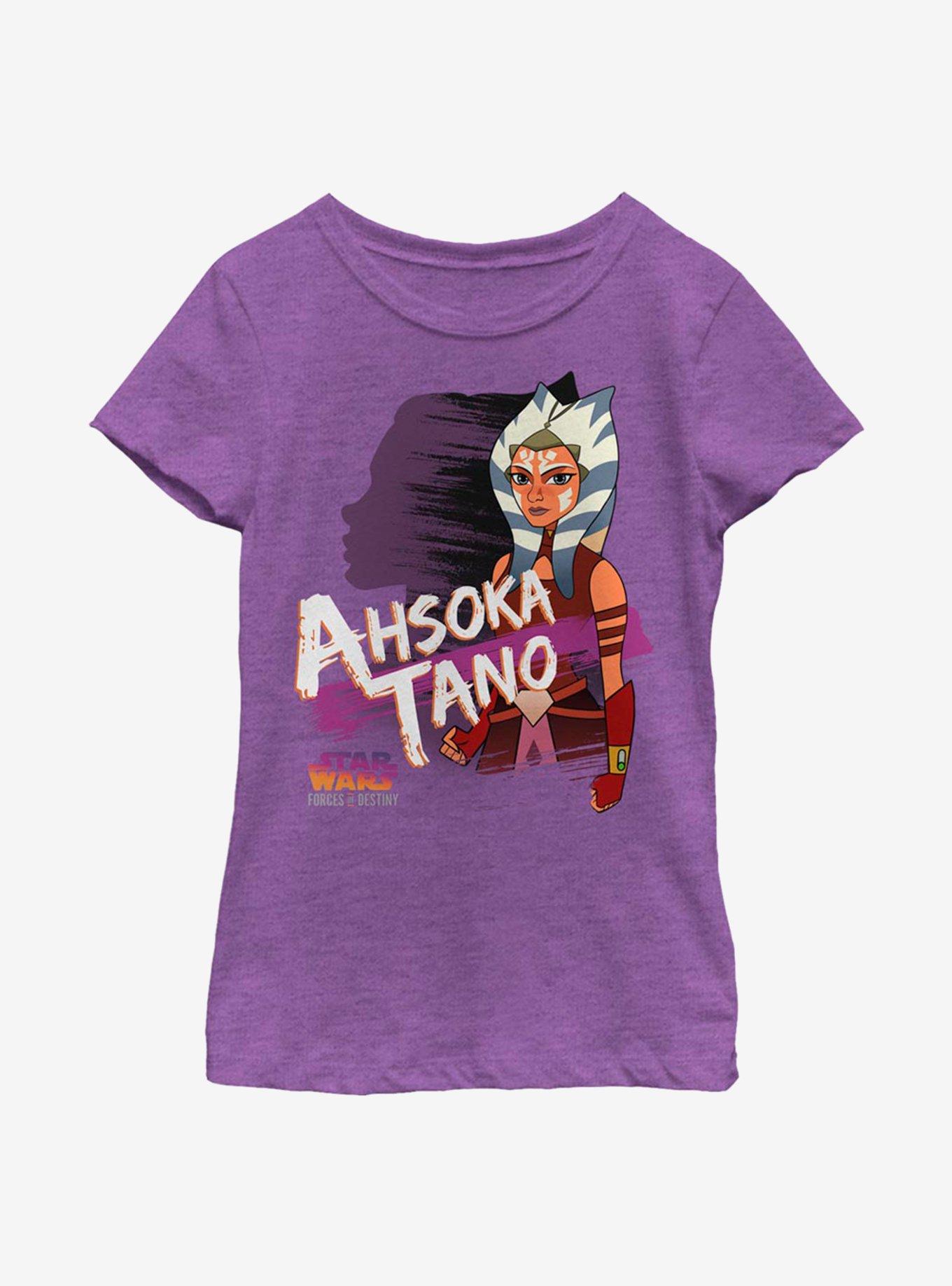 Star Wars: Forces Of Destiny Ahsoka Shadow Youth Girls T-Shirt, , hi-res