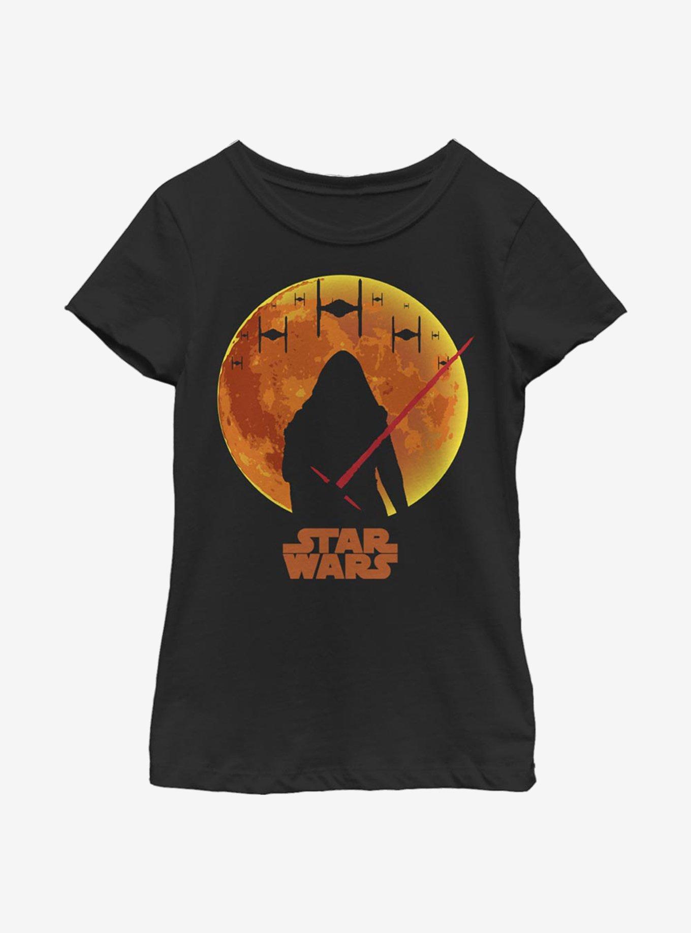 Star Wars Kyloween Logo Youth Girls T-Shirt, BLACK, hi-res