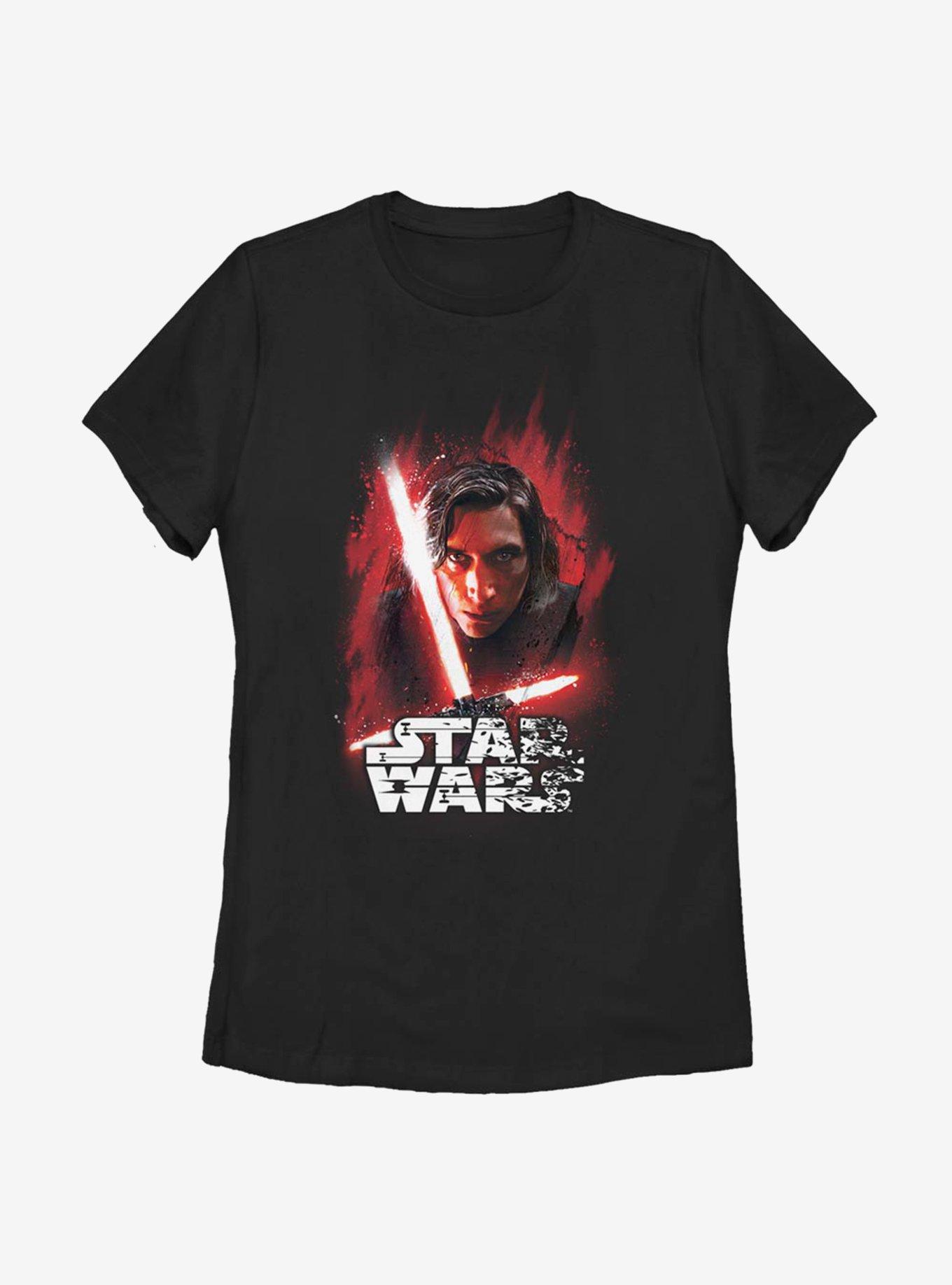 Star Wars Episode VIII: The Last Jedi Kylo Blast Womens T-Shirt, BLACK, hi-res