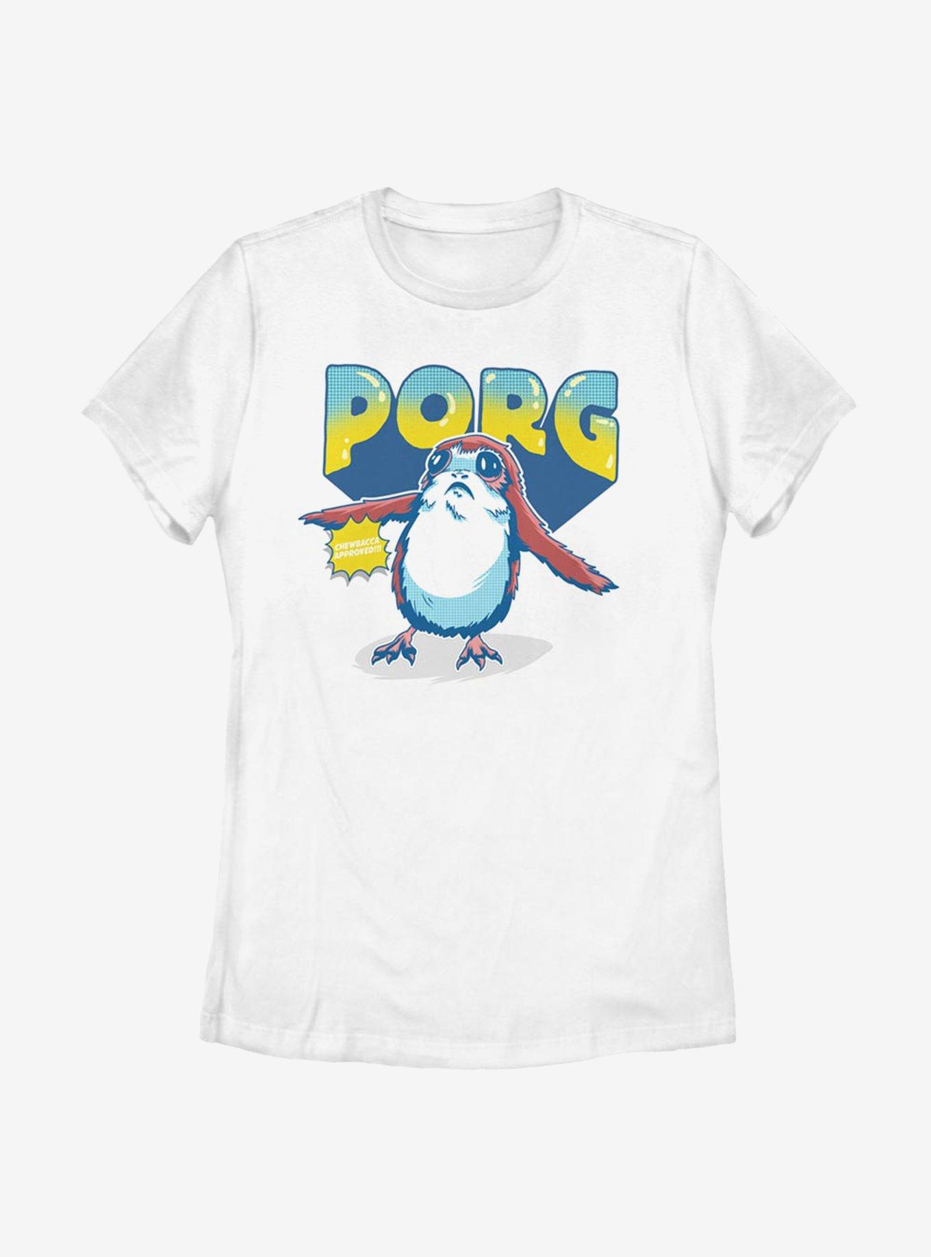 Star Wars Episode VIII: The Last Jedi Porg Womens T-Shirt, WHITE, hi-res view 1