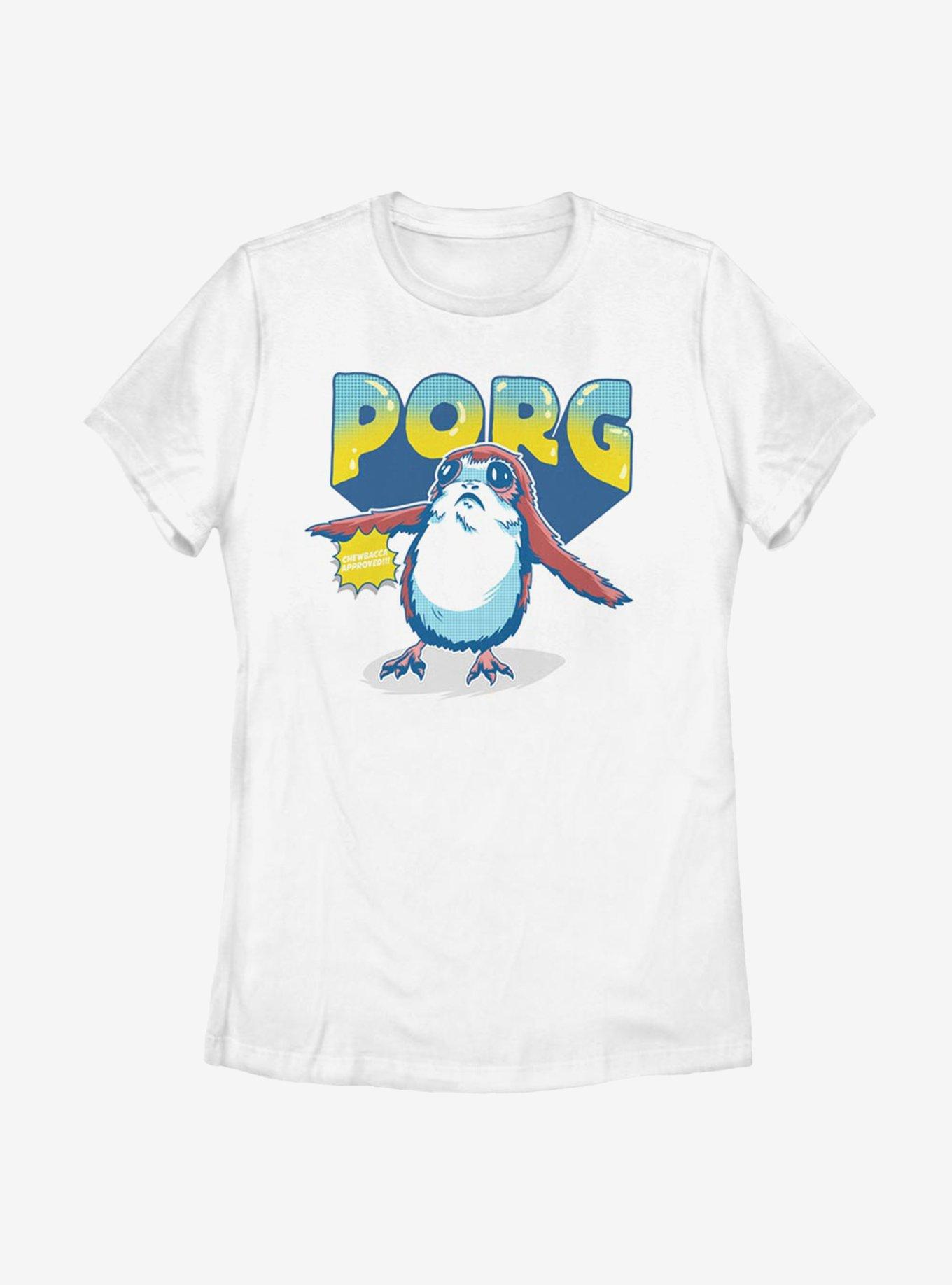 Star Wars Episode VIII: The Last Jedi Porg Womens T-Shirt, WHITE, hi-res