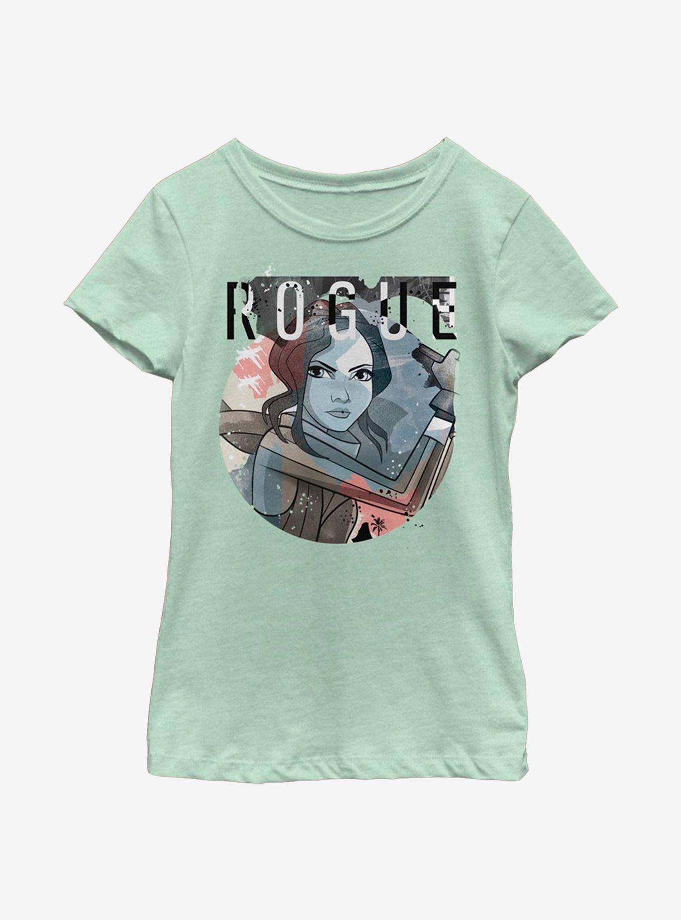 Star Wars: Forces Of Destiny Rey Rogue Youth Girls T-Shirt - GREEN ...