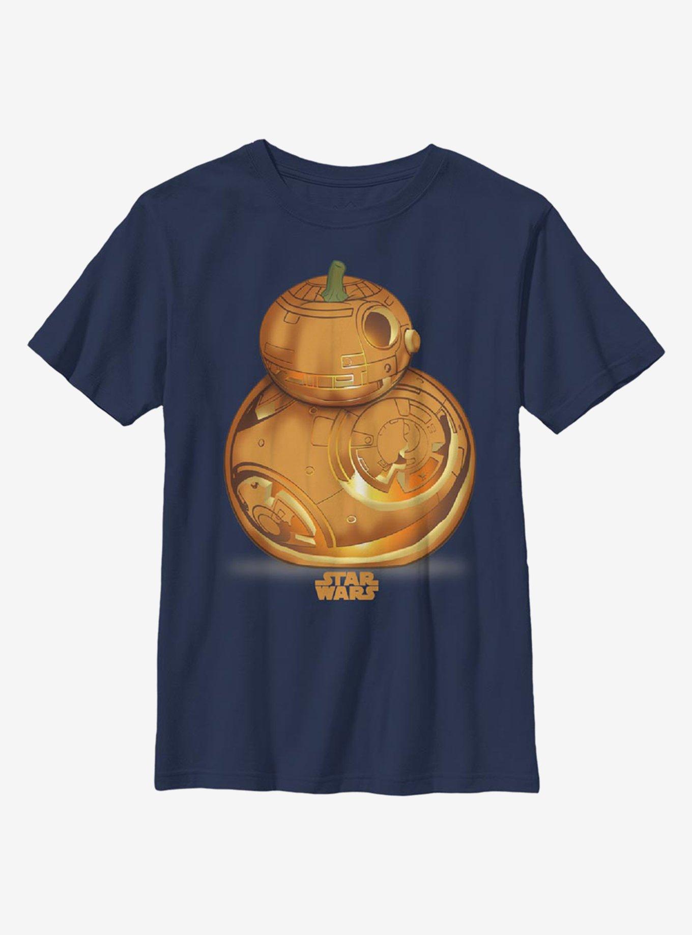 Star Wars BB-8 Pumpkin Logo Youth T-Shirt, , hi-res