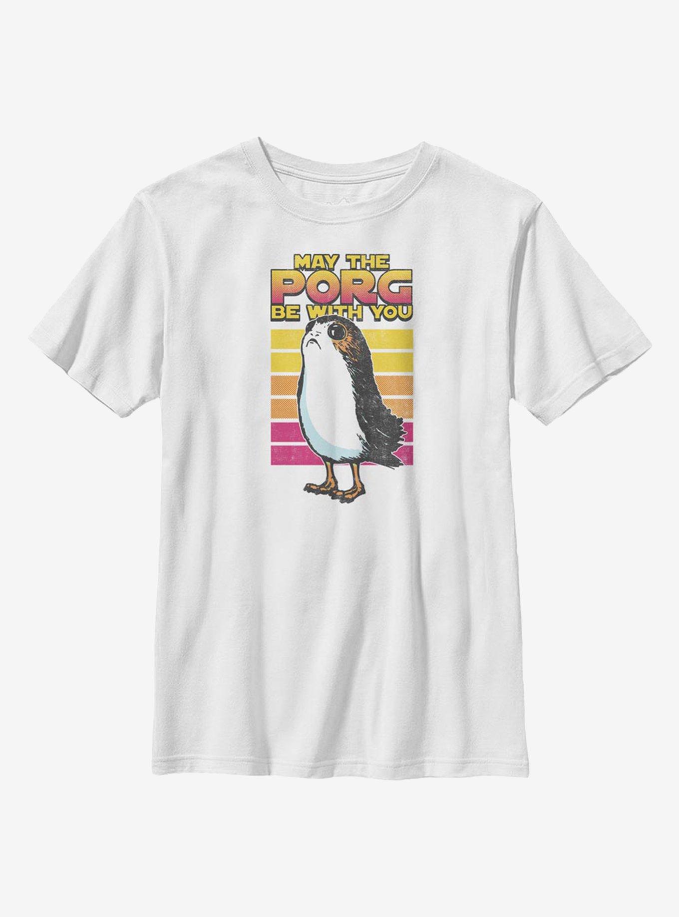 Star Wars Episode VIII: The Last Jedi Retro Porg Big Halftones Youth T-Shirt, , hi-res