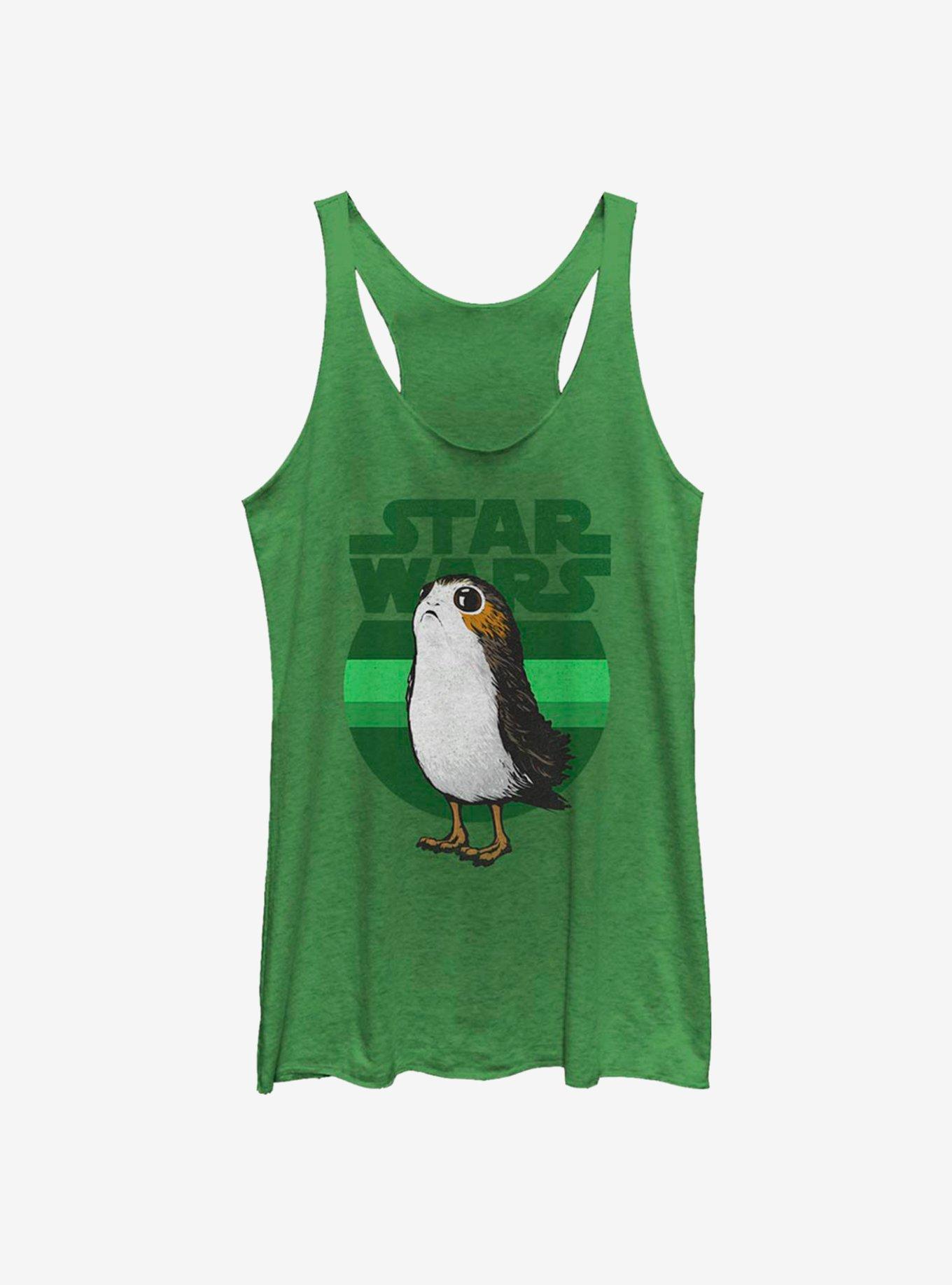 Star Wars Episode VIII: The Last Jedi Porg Simple Green Womens Tank Top, , hi-res