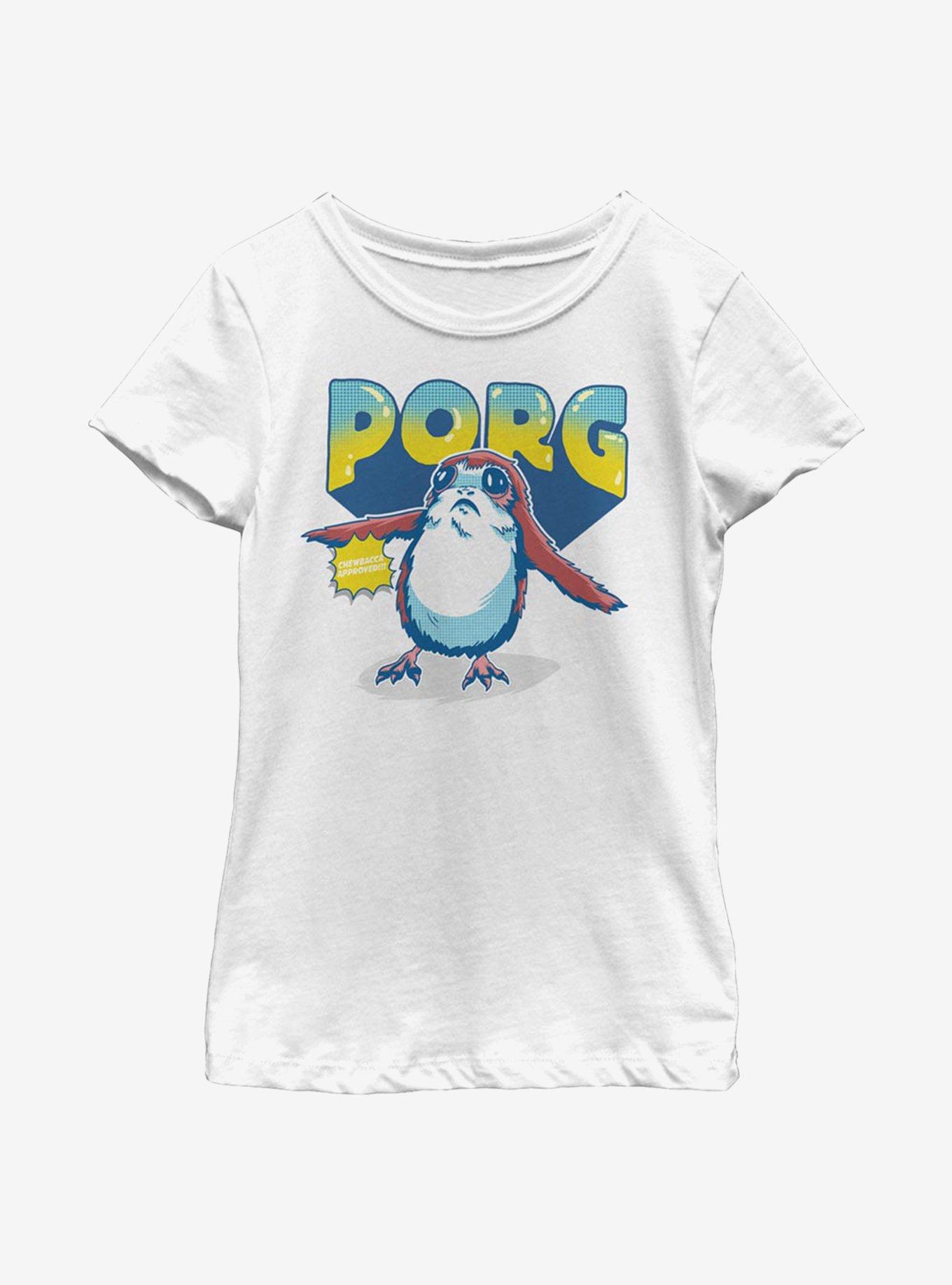 Star Wars Episode VIII: The Last Jedi Porg Youth Girls T-Shirt, , hi-res