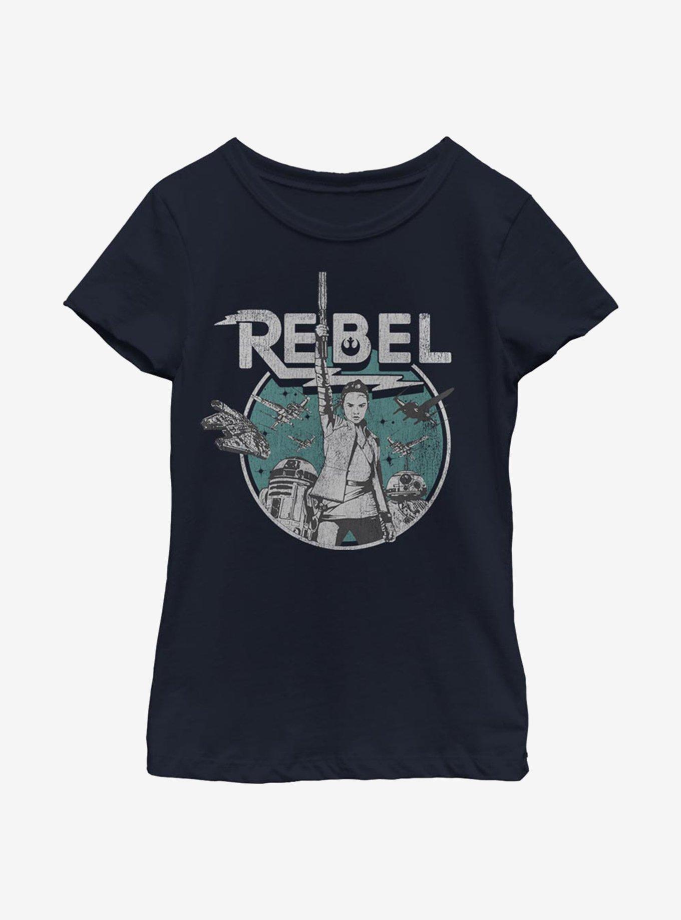 Star Wars Episode VIII: The Last Jedi Rebel Youth Girls T-Shirt, , hi-res