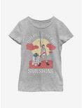 Star Wars Episode VIII: The Last Jedi Rey Of Sun Youth Girls T-Shirt, ATH HTR, hi-res