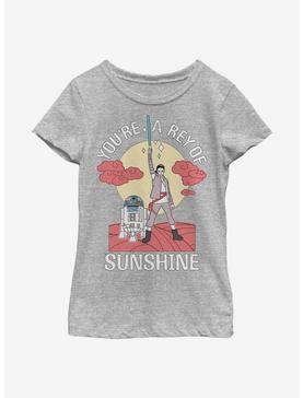 Plus Size Star Wars Episode VIII: The Last Jedi Rey Of Sun Youth Girls T-Shirt, , hi-res