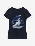 Star Wars Episode VIII: The Last Jedi Vulptex And Falcon Youth Girls T-Shirt, NAVY, hi-res