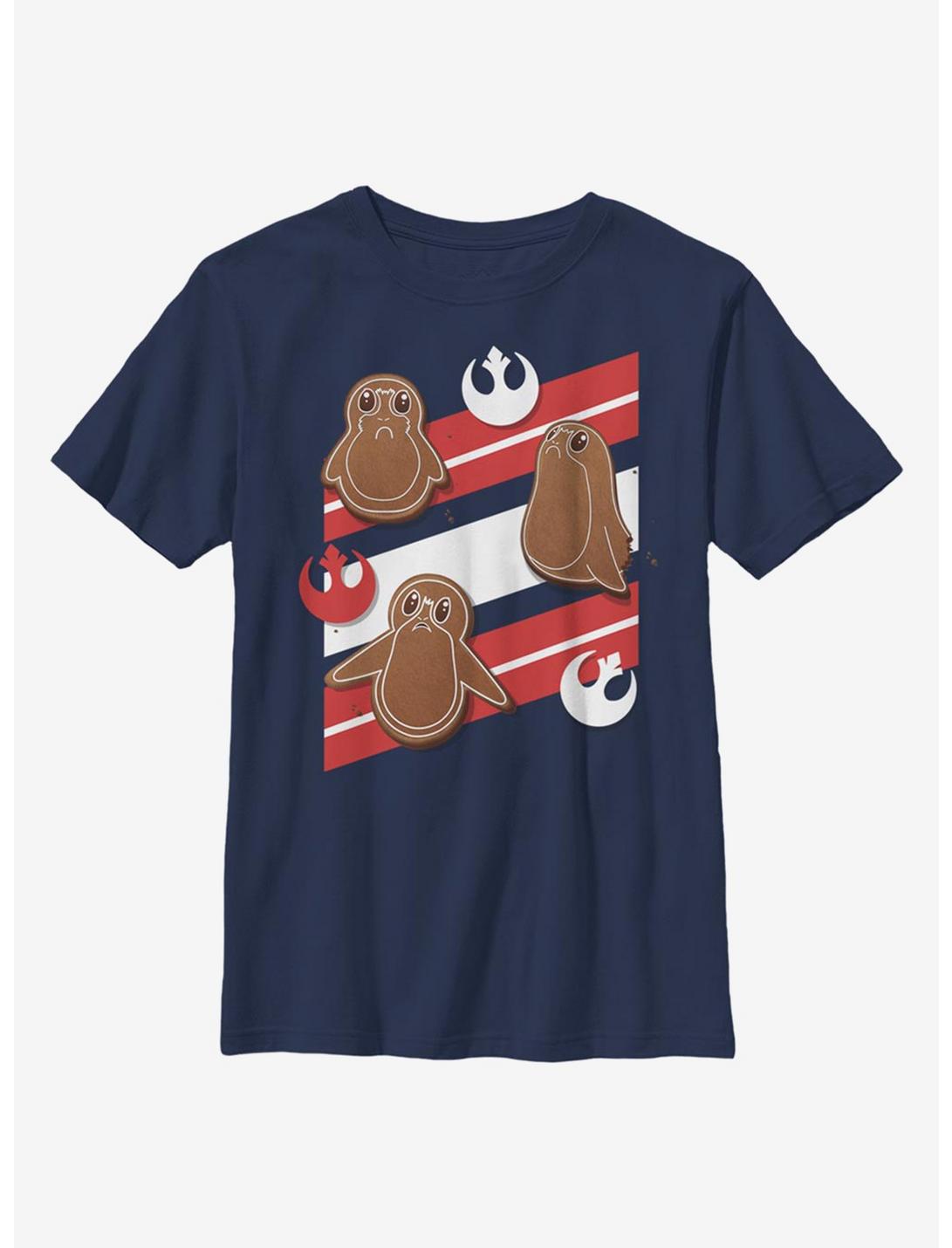 Star Wars Episode VIII: The Last Jedi Ginger Porgs Youth T-Shirt, NAVY, hi-res
