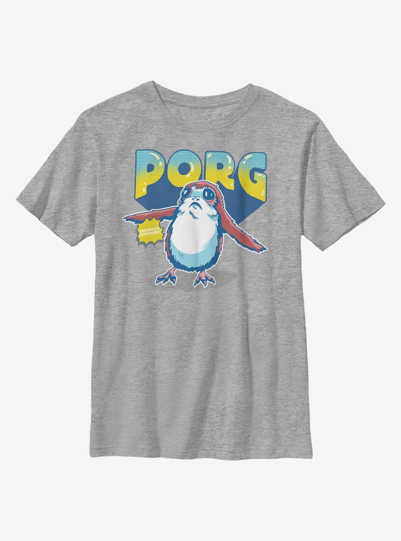 Star Wars Episode VIII: The Last Jedi Porg Youth T-Shirt, ATH HTR, hi-res