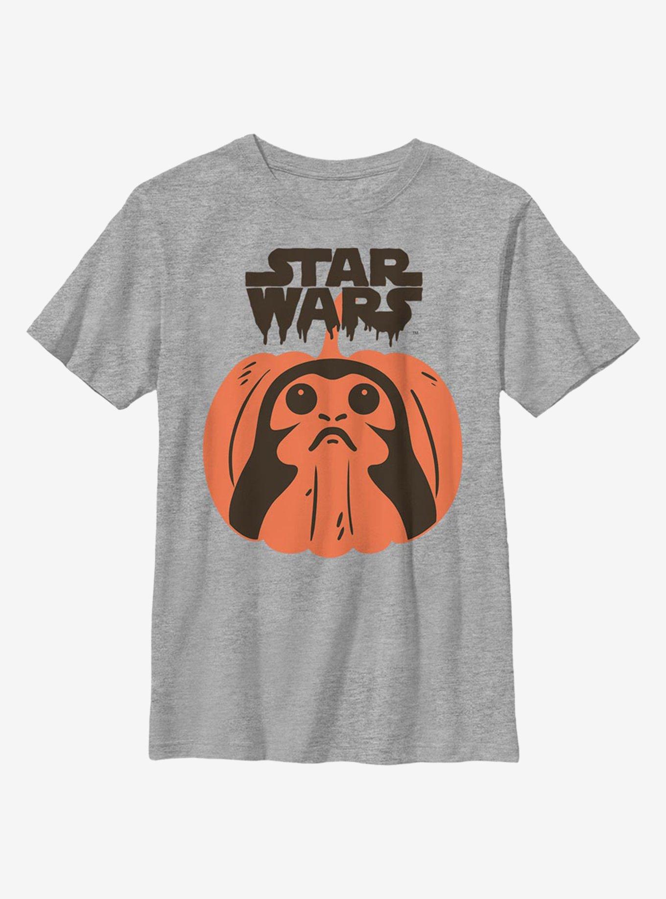 Star Wars Episode VIII: The Last Jedi Porg Pumpkin Youth T-Shirt, , hi-res