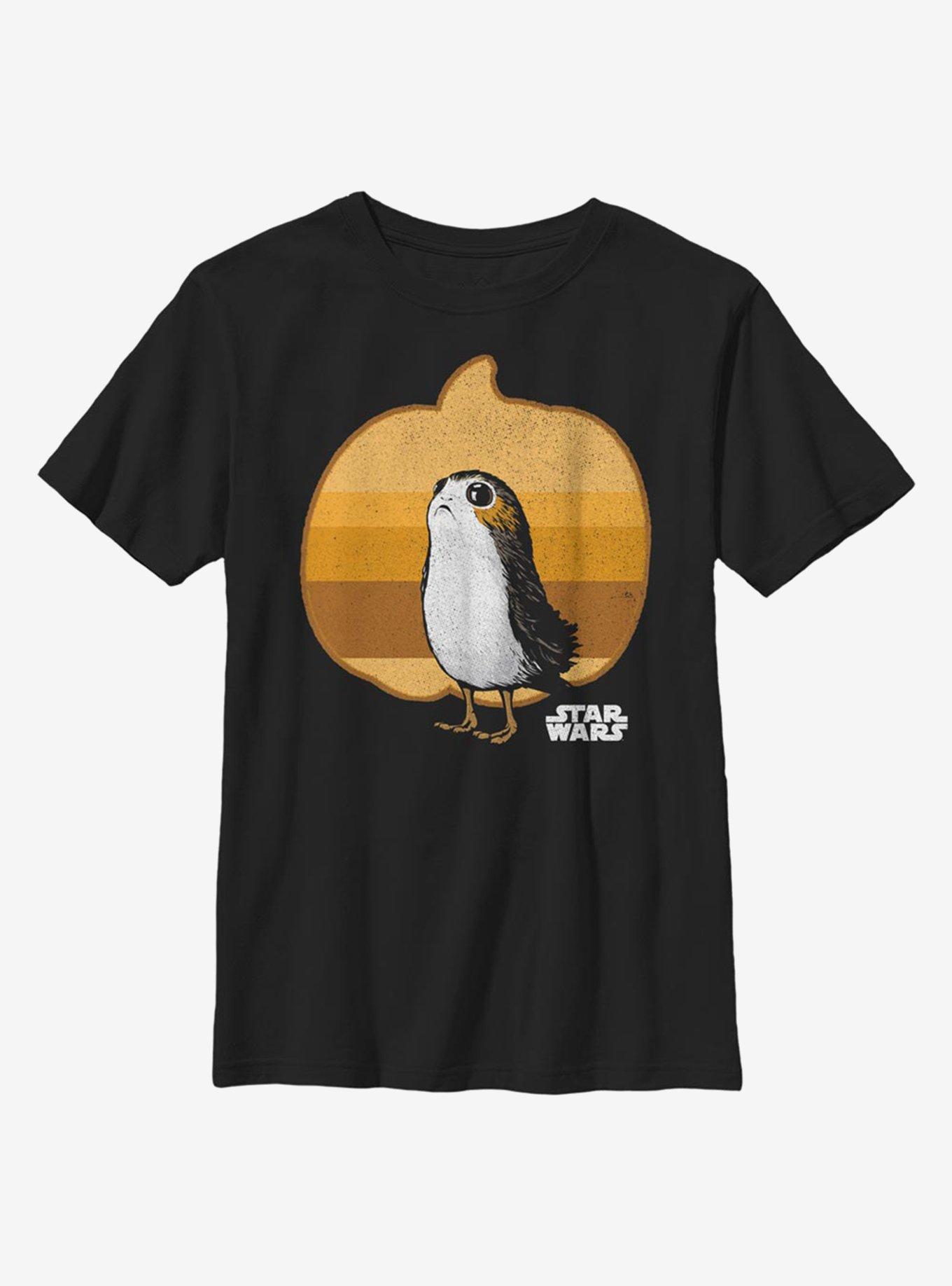 Star Wars Episode VIII: The Last Jedi Porg Simple Pumpkin Youth T-Shirt, , hi-res
