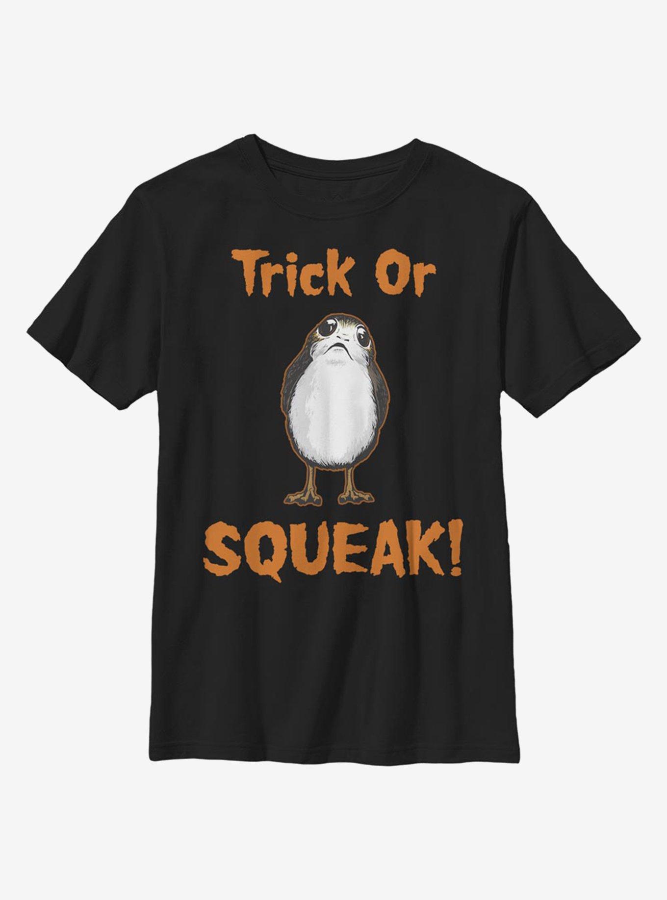 Star Wars Episode VIII: The Last Jedi Trick Or Squeak Youth T-Shirt, , hi-res