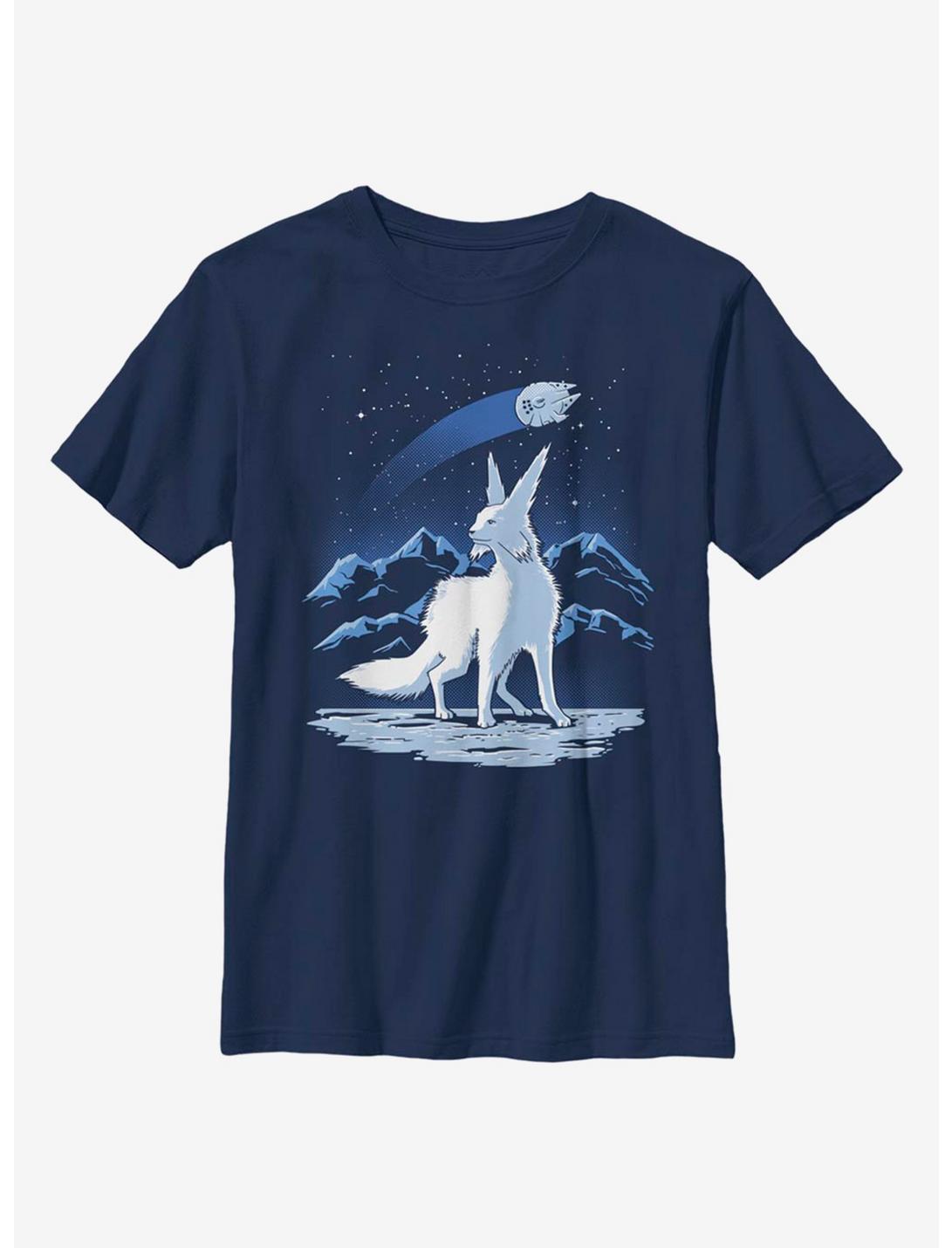 Star Wars Episode VIII: The Last Jedi Vulptex And Falcon Youth T-Shirt, NAVY, hi-res