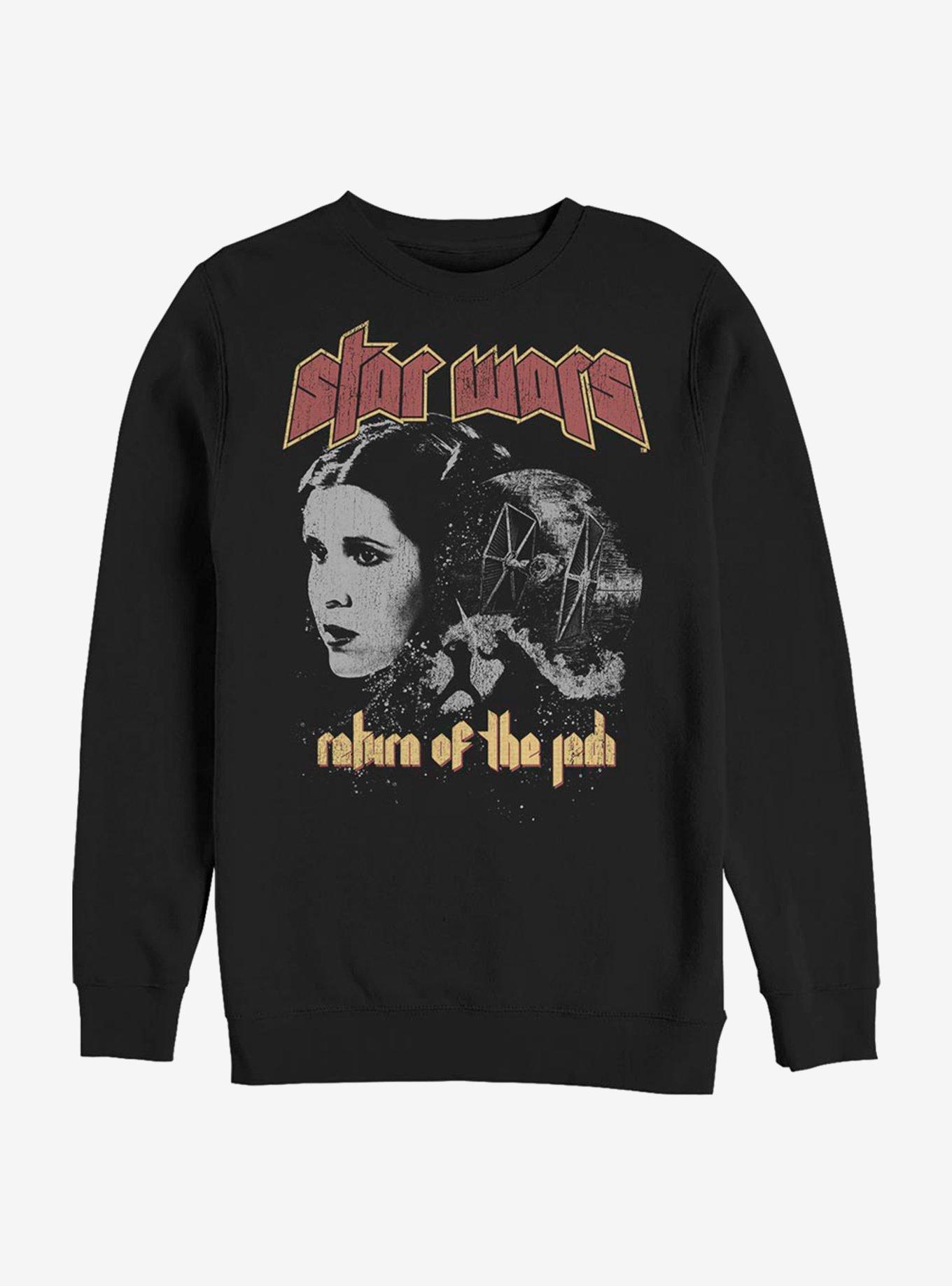 Star Wars Rock Leia Sweatshirt, BLACK, hi-res