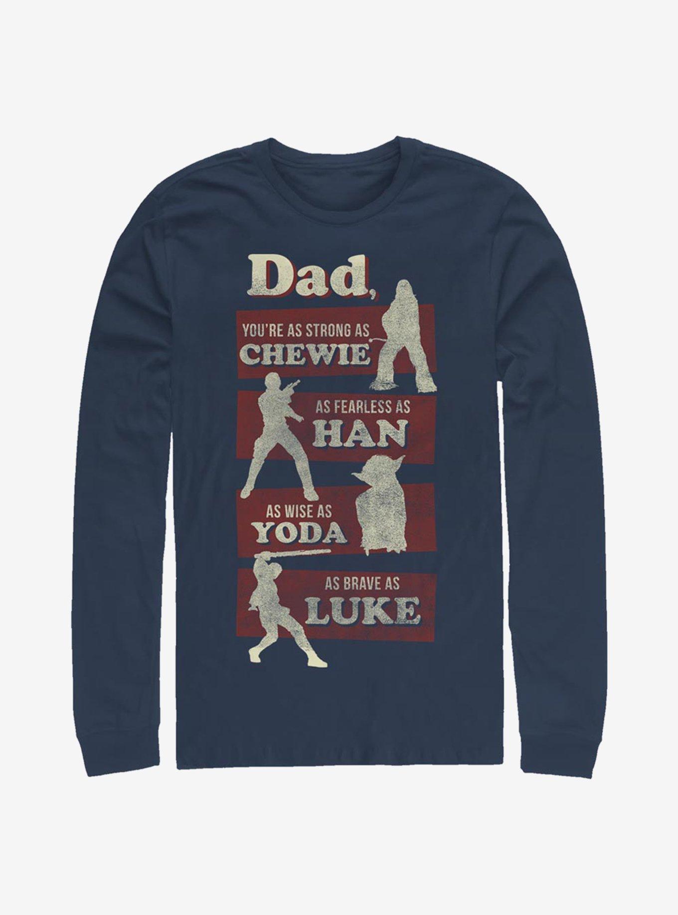 Star Wars Dad Is Long-Sleeve T-Shirt, NAVY, hi-res