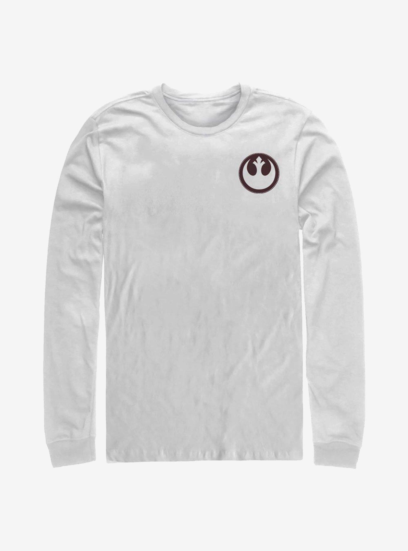 Star Wars Rebel Stitched Long-Sleeve T-Shirt, WHITE, hi-res