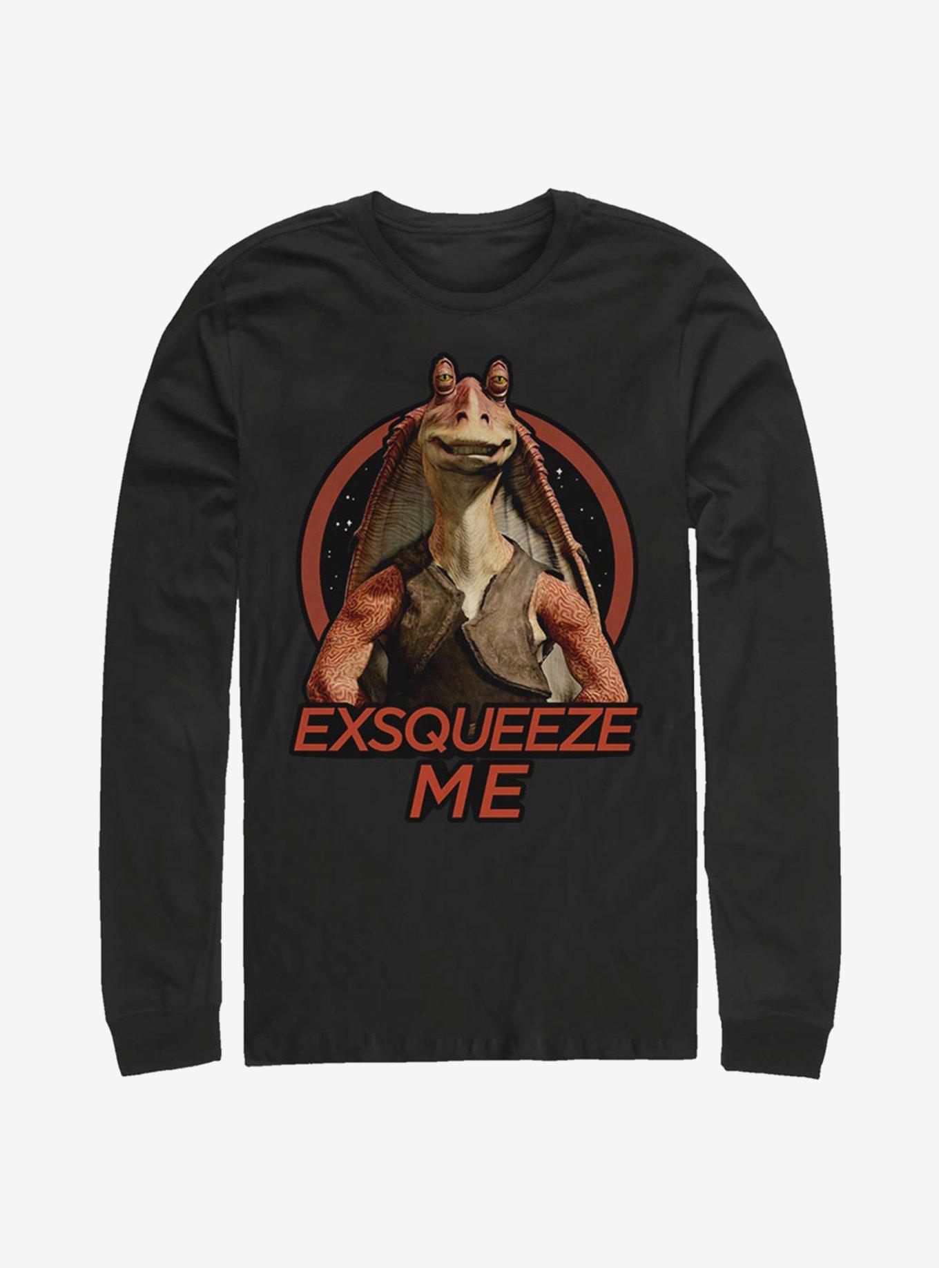 Star Wars Never Forget Jar Jar Long-Sleeve T-Shirt, BLACK, hi-res