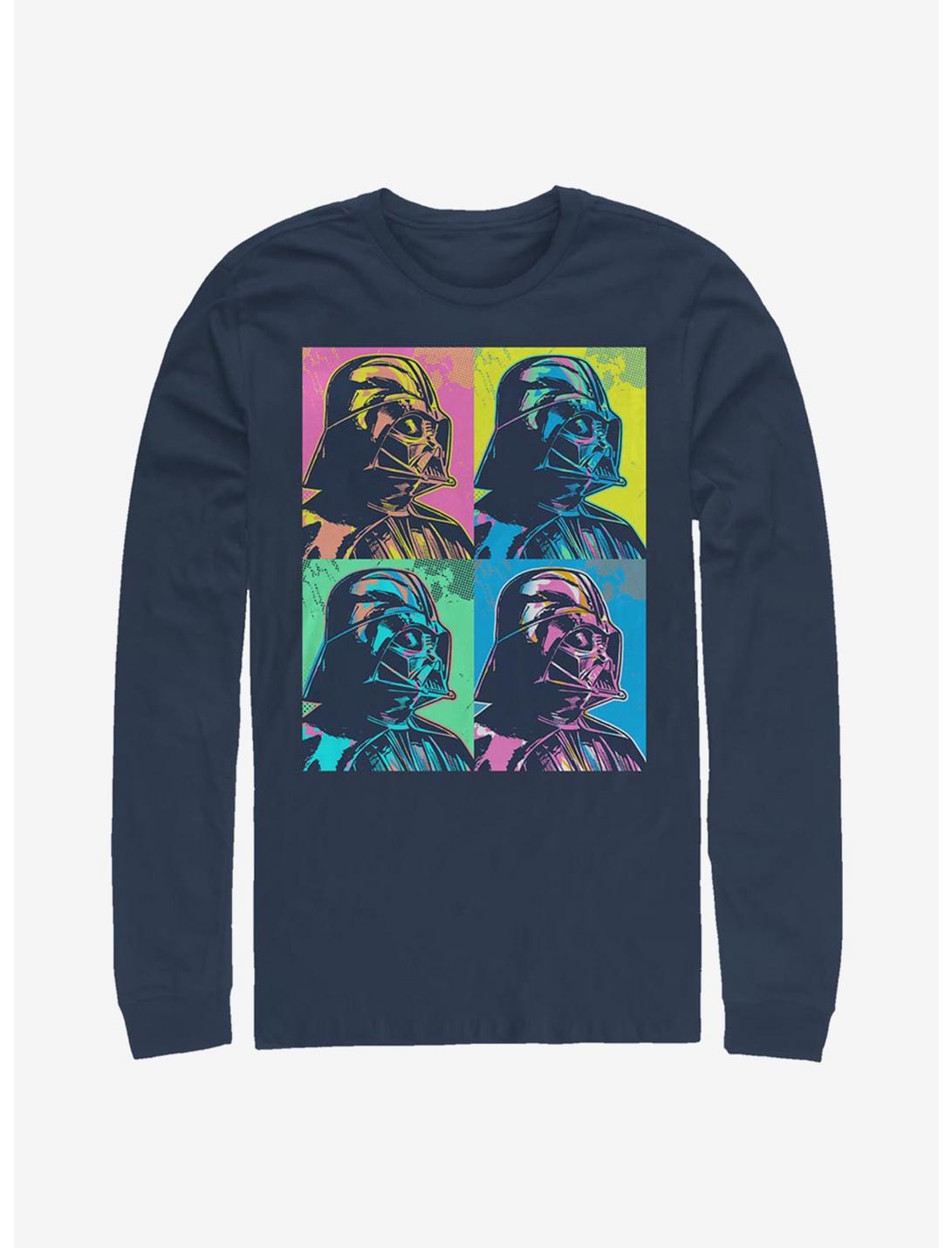 Star Wars Vader Pop Long-Sleeve T-Shirt, NAVY, hi-res