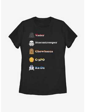 Star Wars Emoji Con Womens T-Shirt, , hi-res