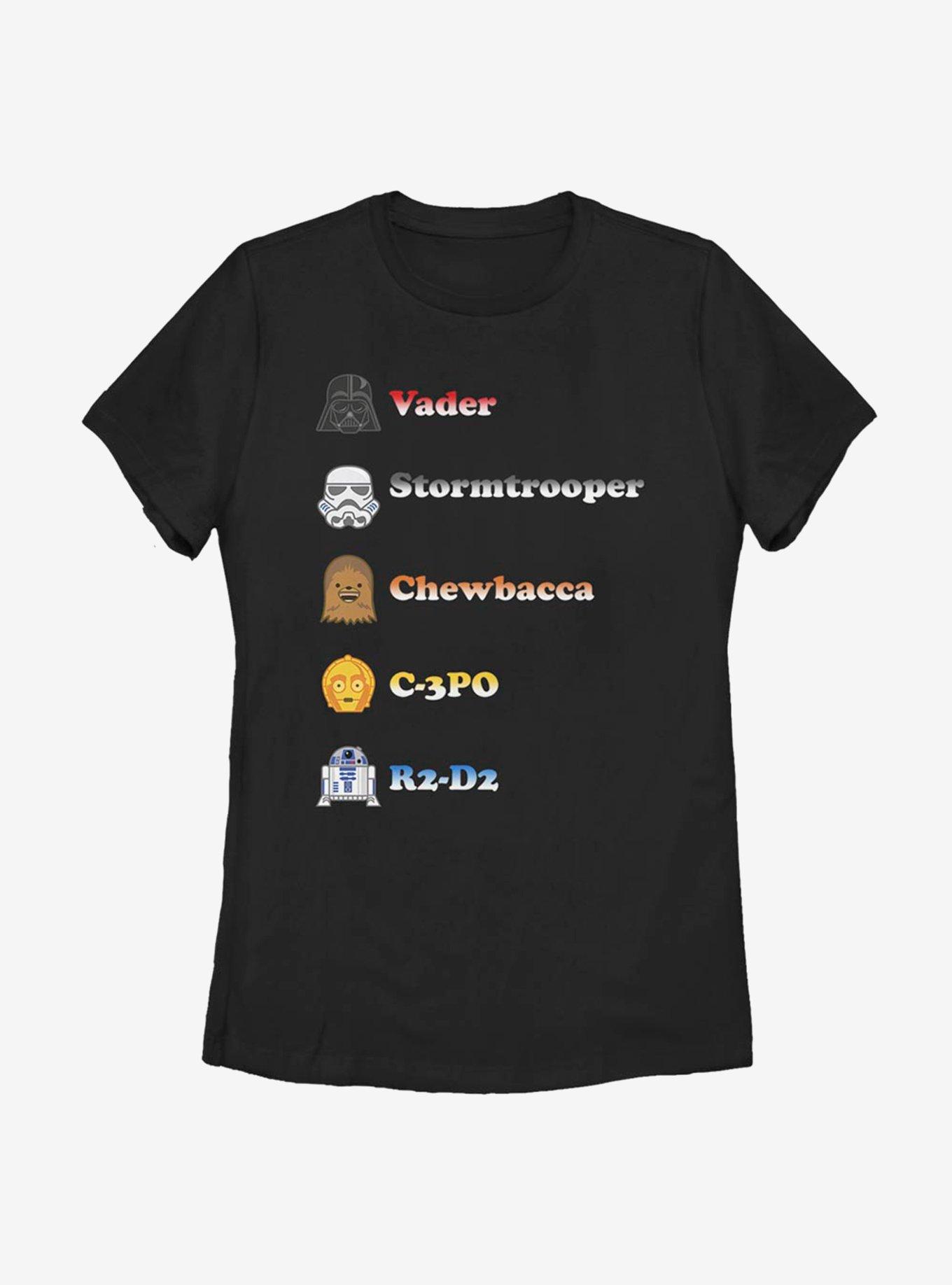 Star Wars Emoji Con Womens T-Shirt, , hi-res