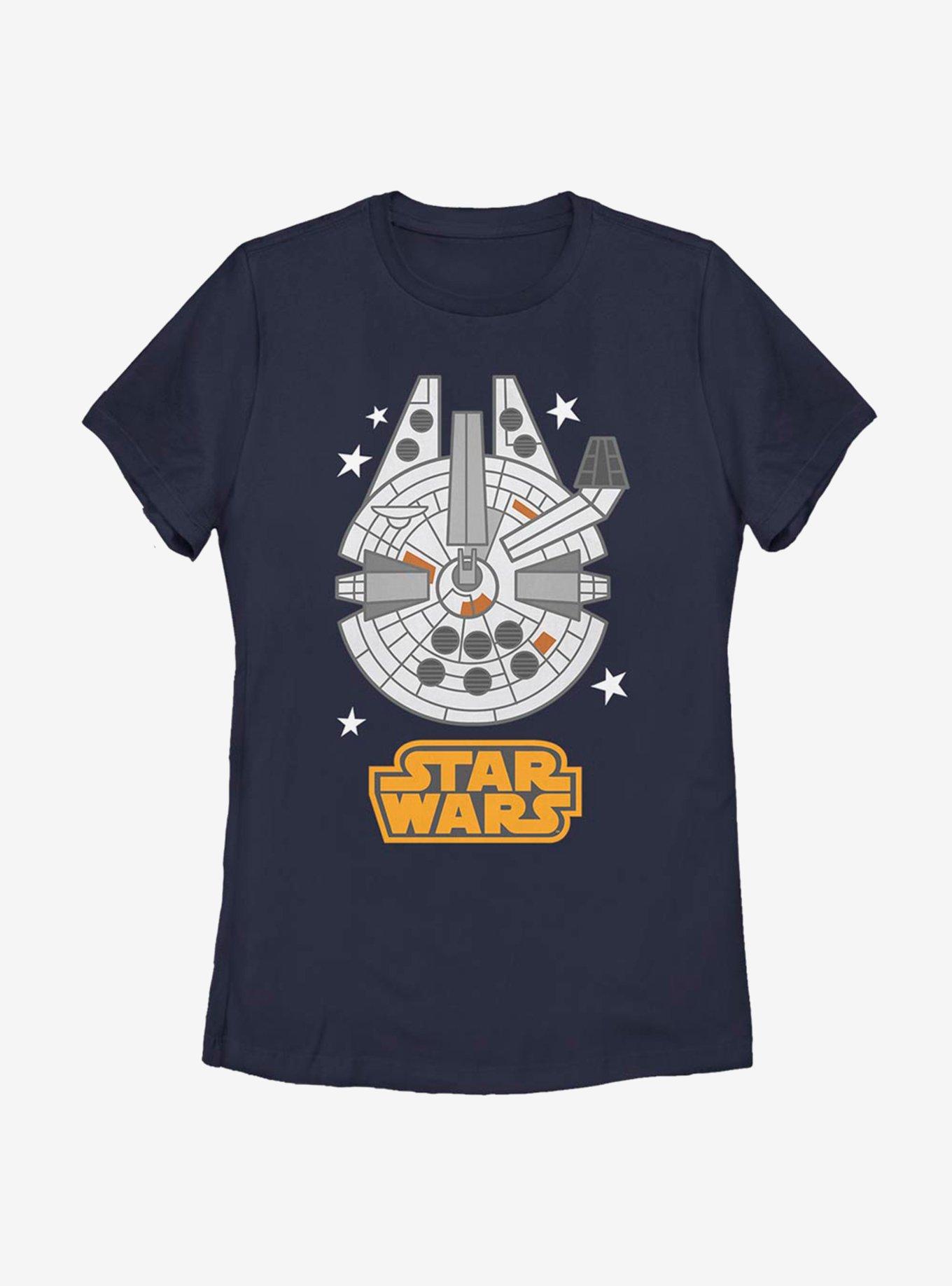 Star Wars Falcon Emoji Womens T-Shirt, , hi-res
