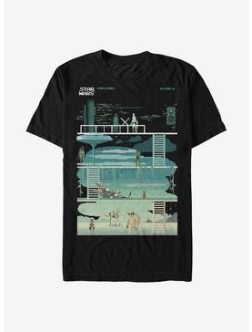 Star Wars The Empire Strikes Back 8 Bit T-Shirt, , hi-res