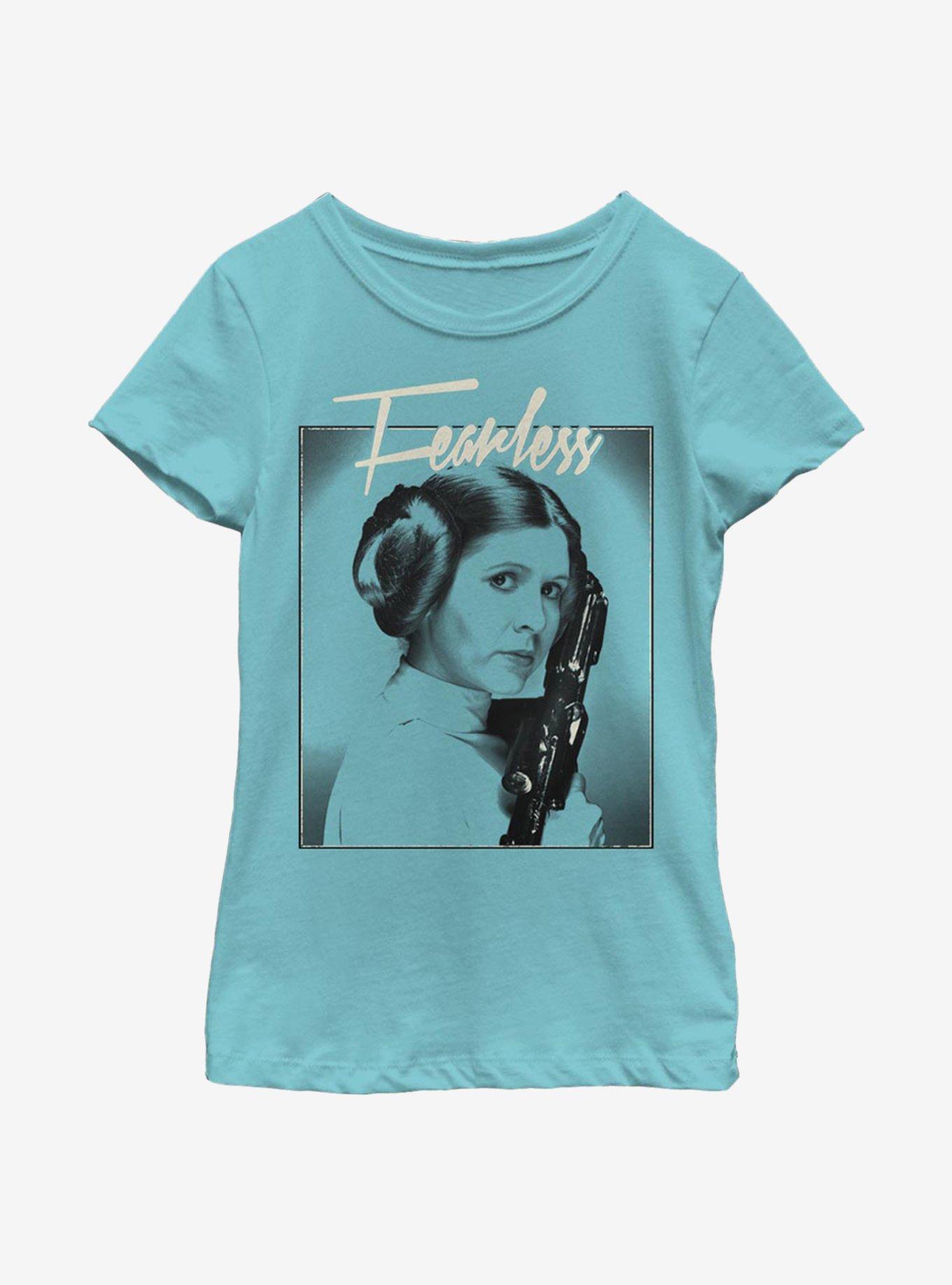 Star Wars Fearless Youth Girls T-Shirt, TAHI BLUE, hi-res