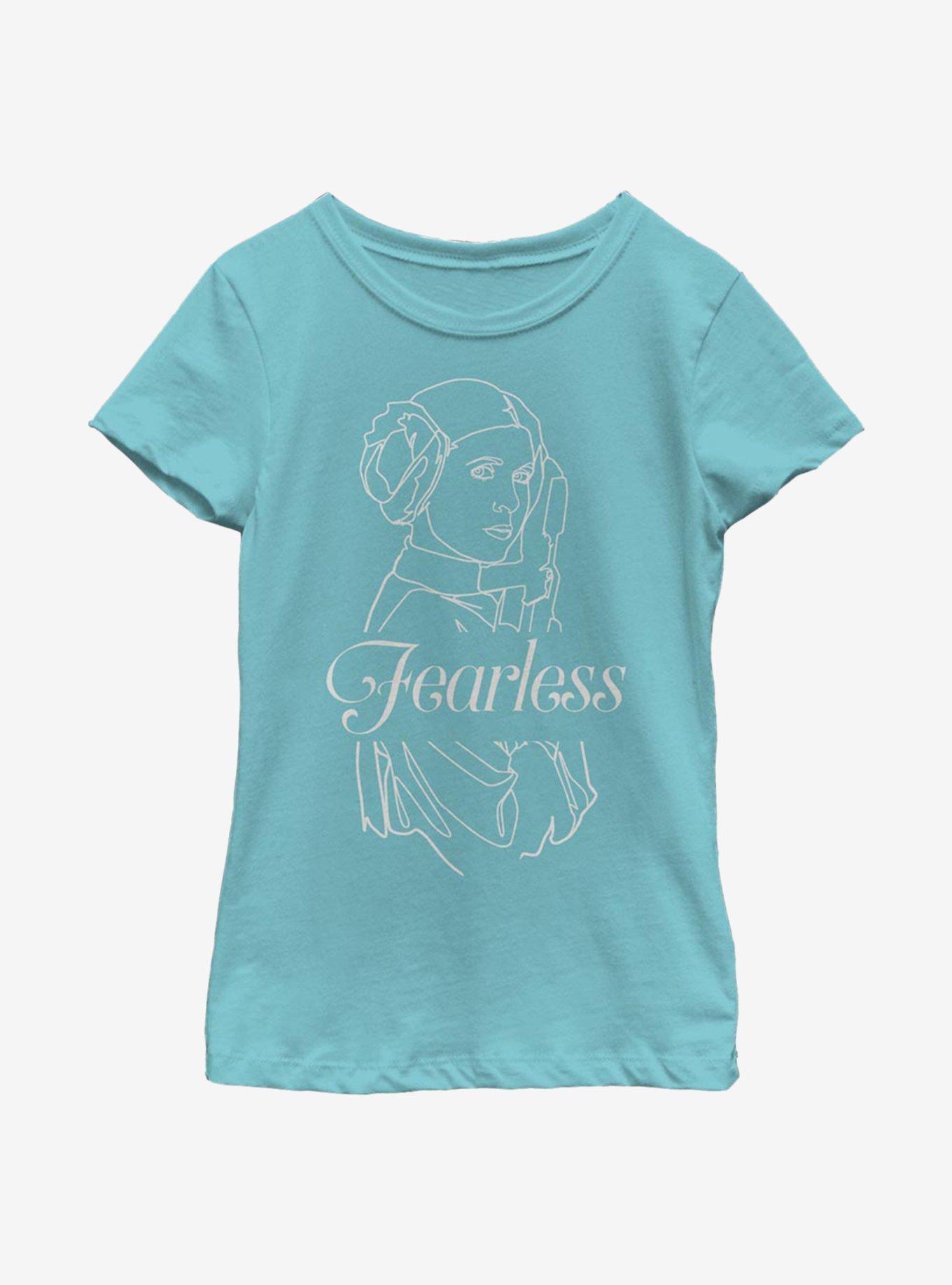 Star Wars Fearless Leia Youth Girls T-Shirt, , hi-res