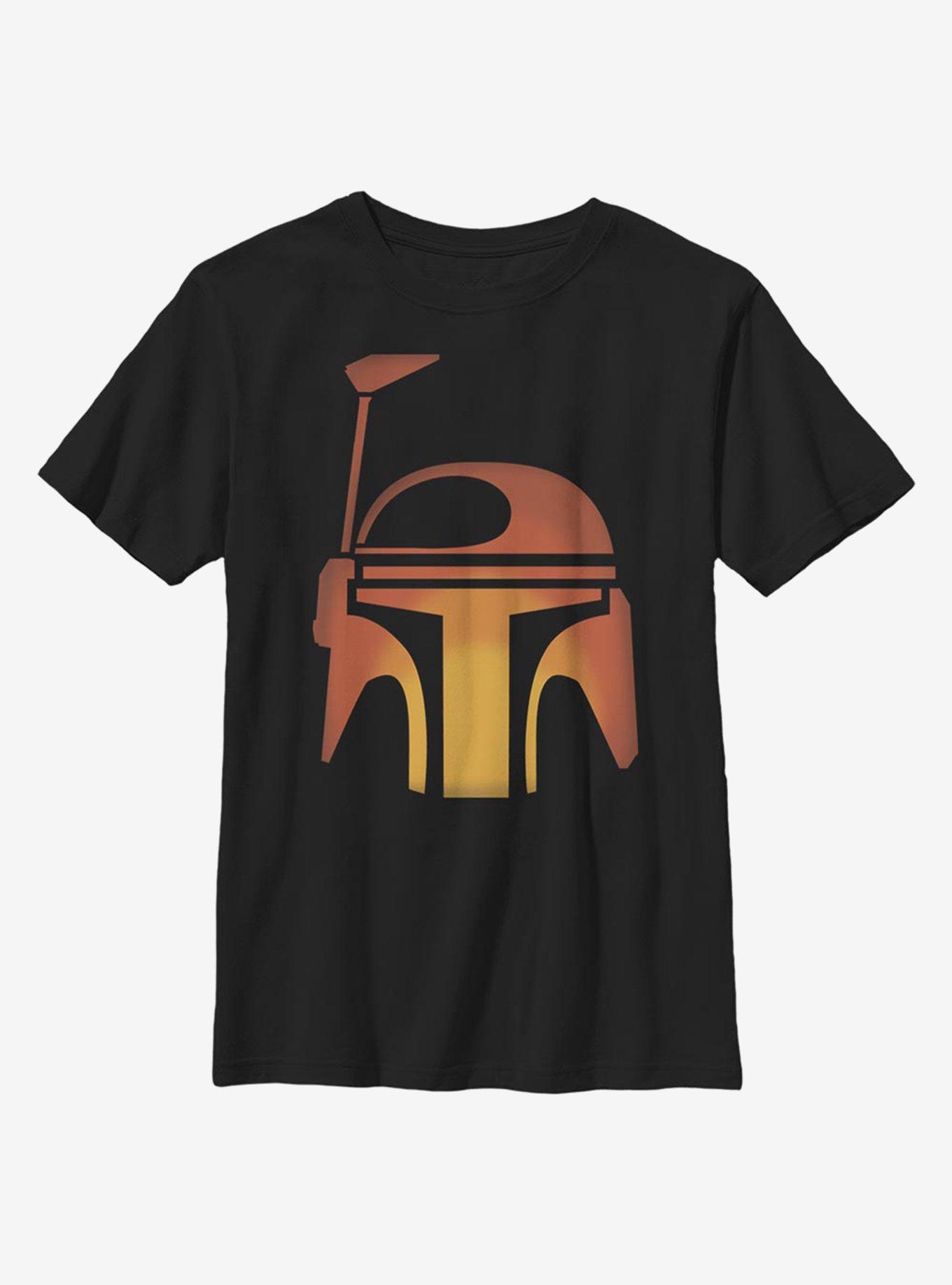 Star Wars Boba Pumpkin Youth T-Shirt, BLACK, hi-res