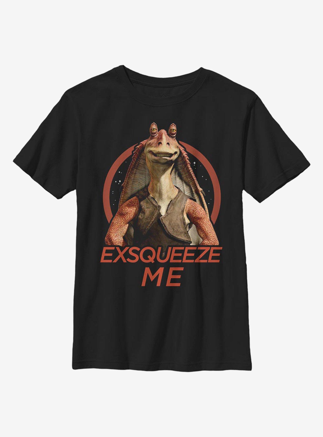 Star Wars Never Forget Jar Jar Youth T-Shirt, BLACK, hi-res